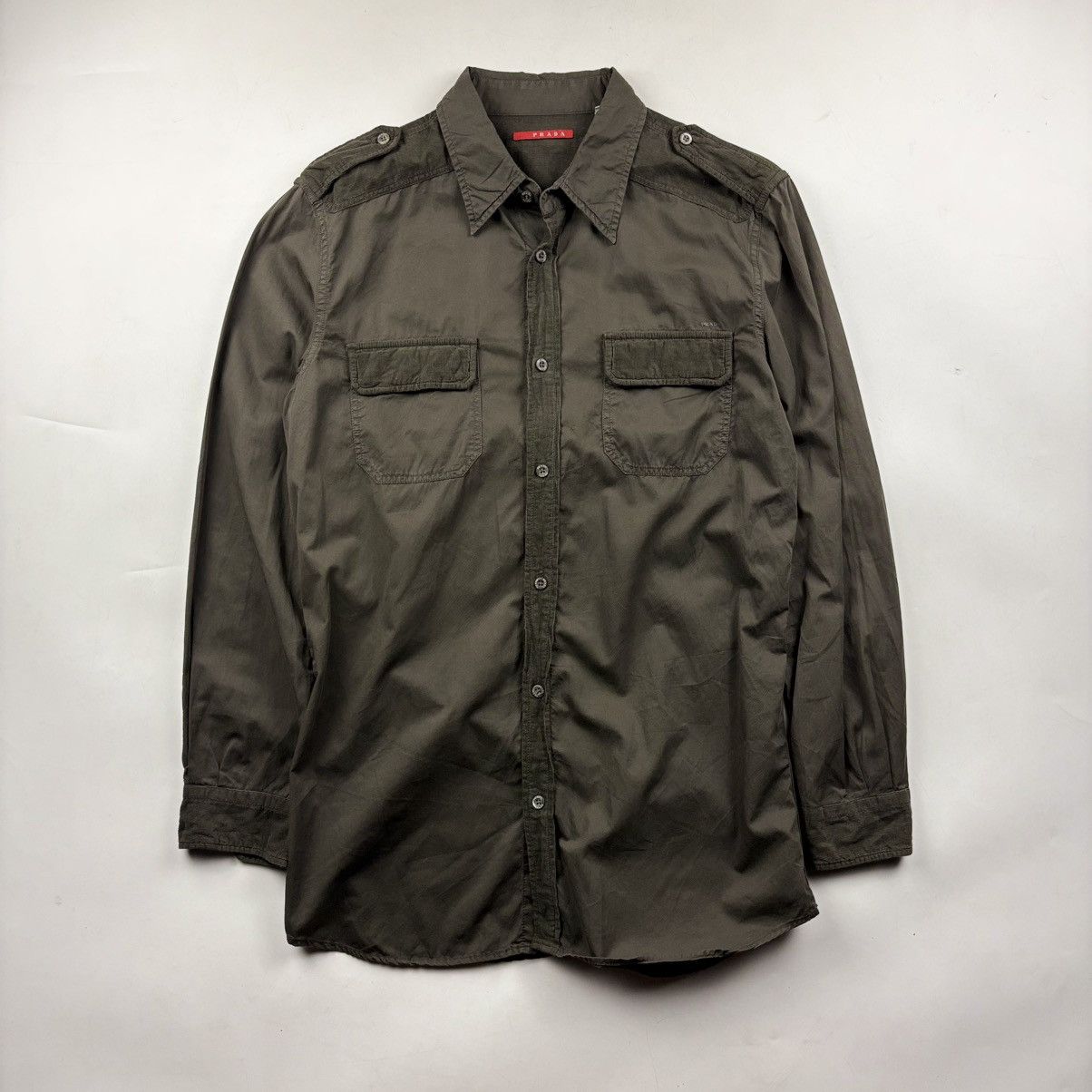 Prada Prada Military Shirt Size US XS / EU 42 / 0 - 1 Thumbnail