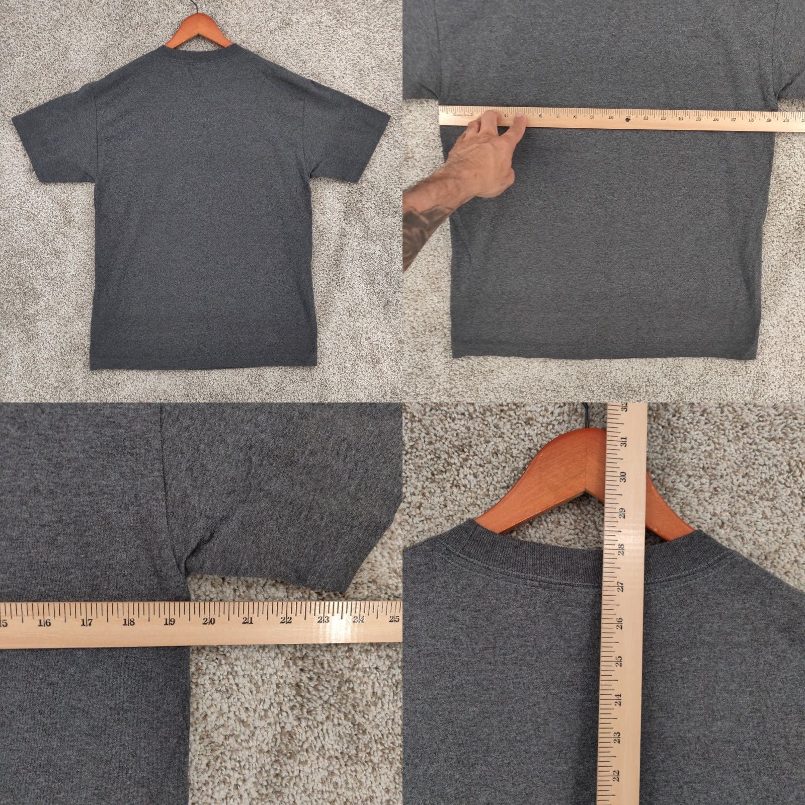 Metal Mulisha VINTAGE Metal Mulisha T-Shirt Mens M Gray 90s Logo Shirt Short Sleeve Crew Neck Cotton Polyester Knit Size US M / EU 48-50 / 2 - 8 Thumbnail