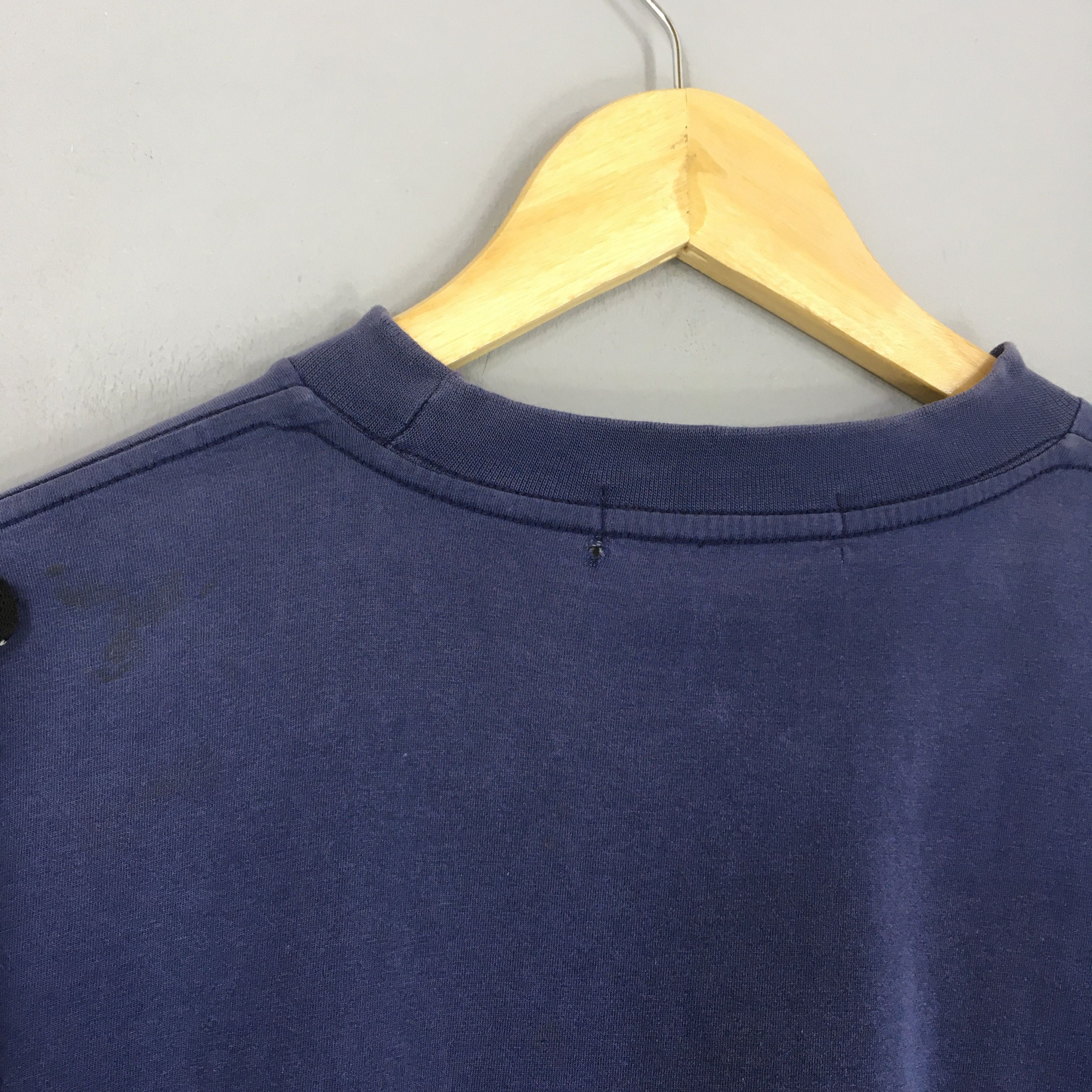 Yves Saint Laurent Vintage YSL Yves Saint Laurent Blue T shirt Medium Size US M / EU 48-50 / 2 - 8 Thumbnail