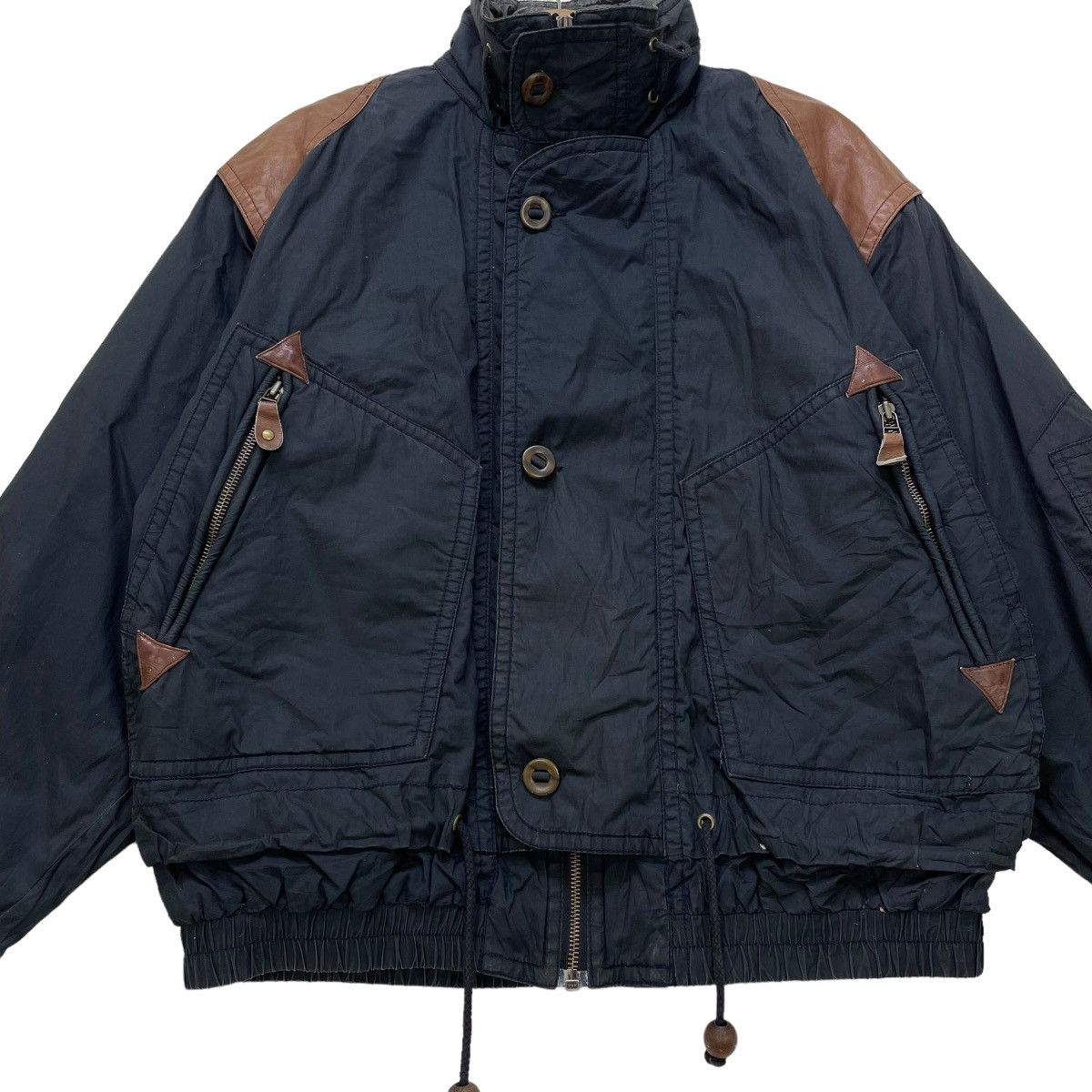 Issey Miyake × Japanese Brand Vtg 90s Japanese Brand Skoal Bomber Inspired Issey Miyake Size US M / EU 48-50 / 2 - 5 Thumbnail