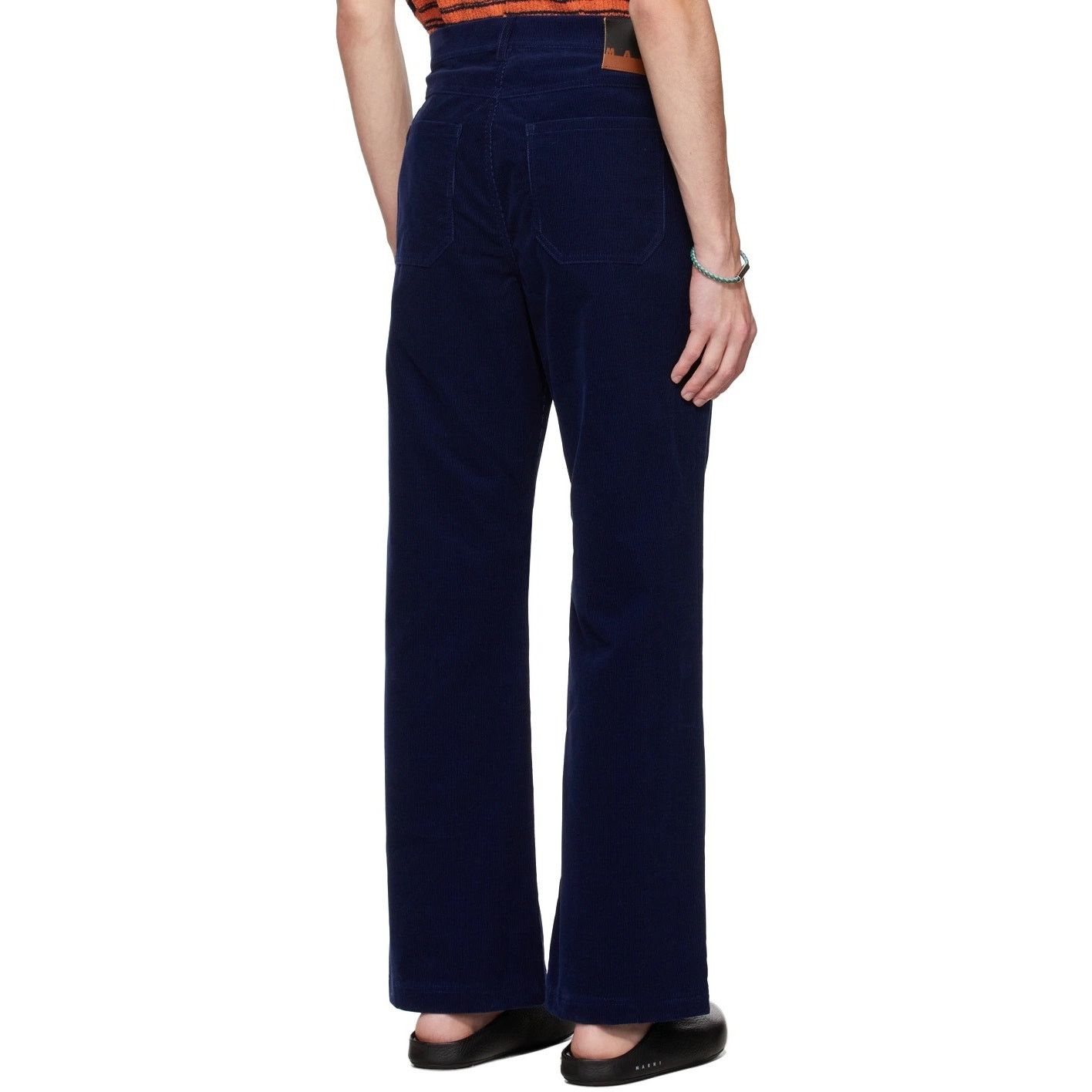 Marni NWT Marni Navy Corduroy Trousers size 54IT/38 US $750 Size US 38 / EU 54 - 3 Thumbnail