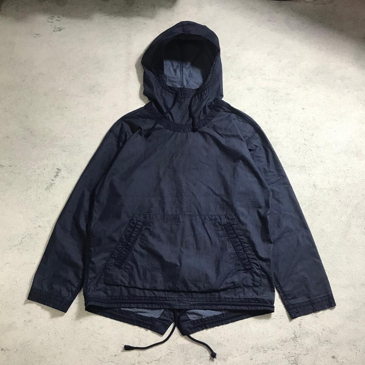 image of Vintage 516 Smock Fishtail Jacket in Dark Blue, Men's (Size Large)