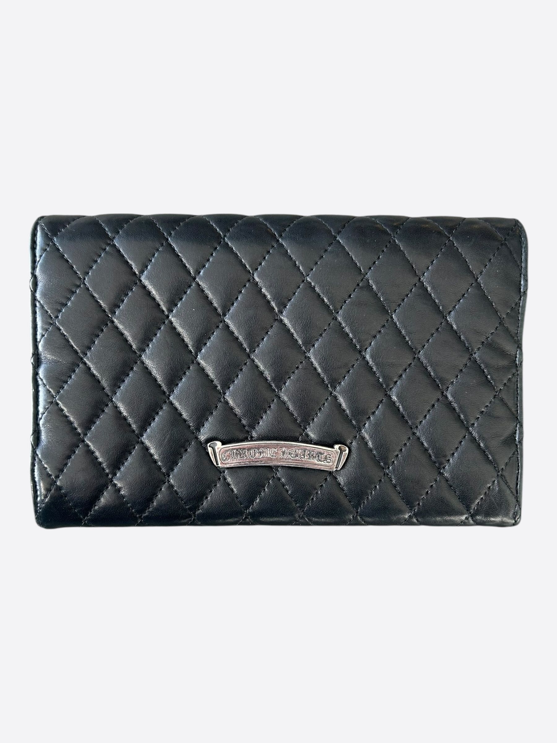 Chrome Hearts Chrome Hearts Black Quilted Cross Wallet Size ONE SIZE - 2 Thumbnail