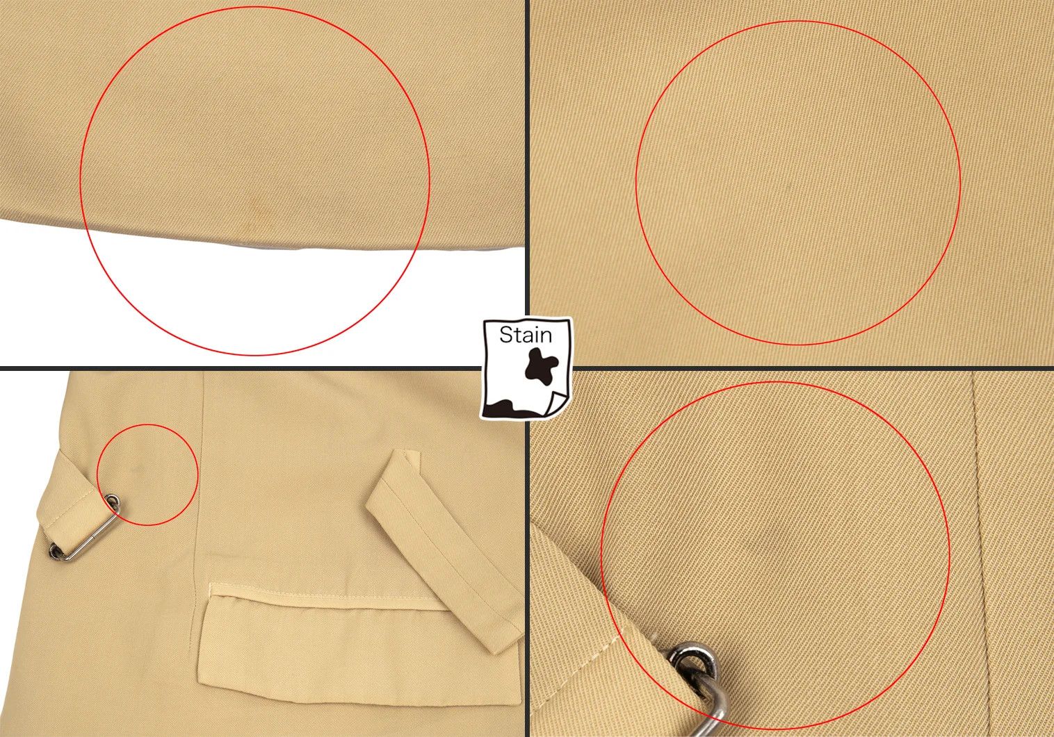 Yohji Yamamoto Yohji Yamamoto Beige No-Collar Wool Gabardine Jacket Size US M / EU 48-50 / 2 - 10 Thumbnail