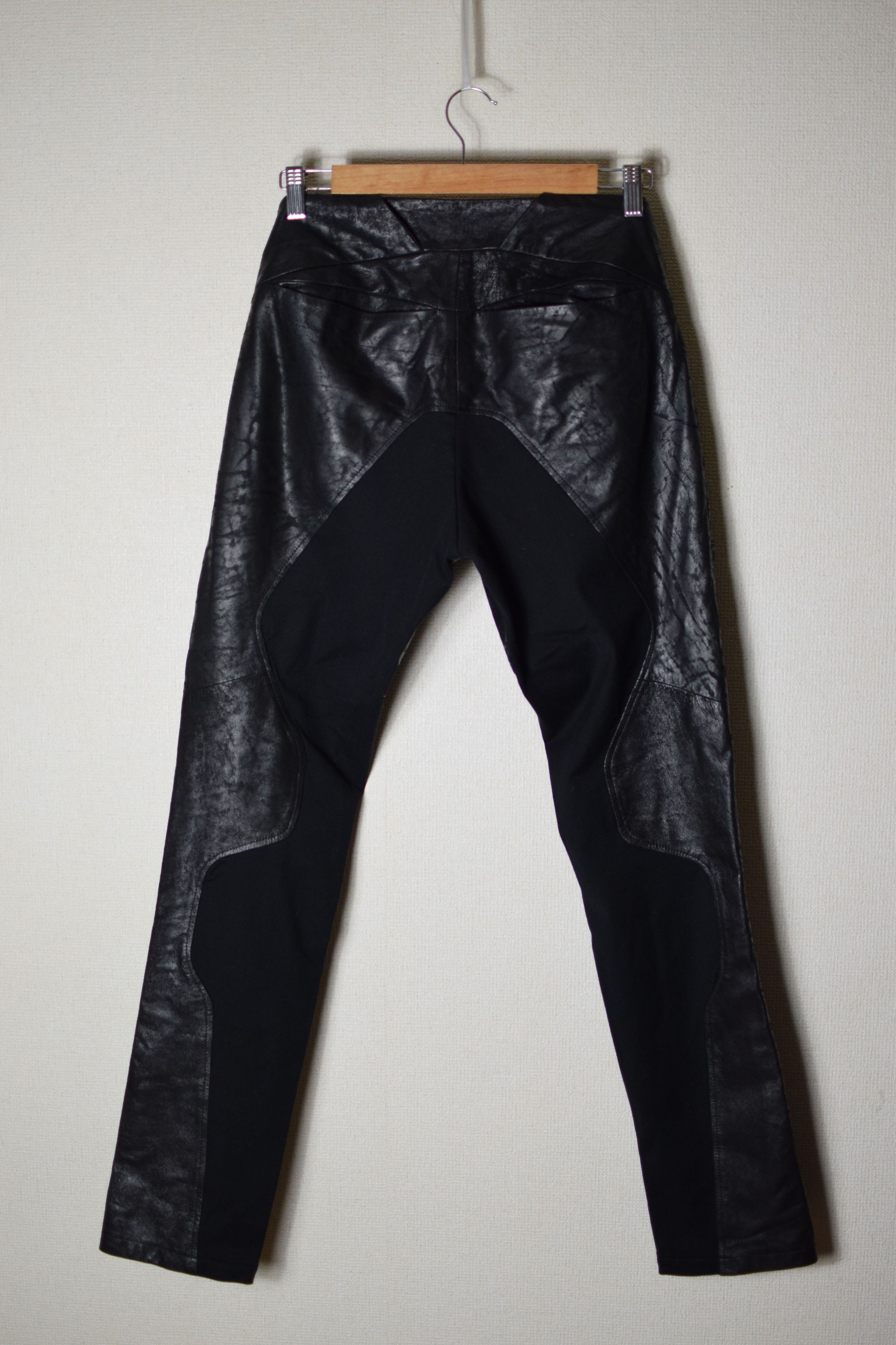 Julius Julius AW15 Sphere Leather Pants - 517PAM20 Size US 30 / EU 46 - 3 Thumbnail
