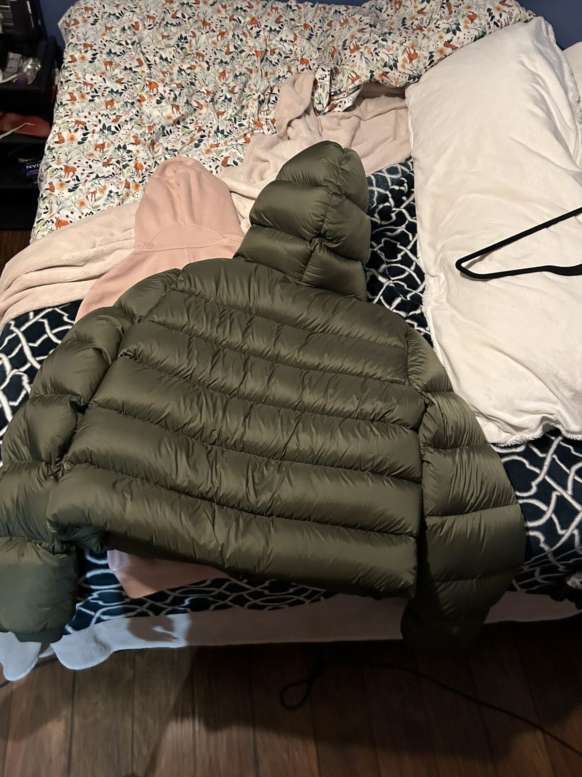 Rick Owens × Rick Owens Drkshdw Rick Owen strobe 22 green puffer jacket Size US L / EU 52-54 / 3 - 2 Thumbnail