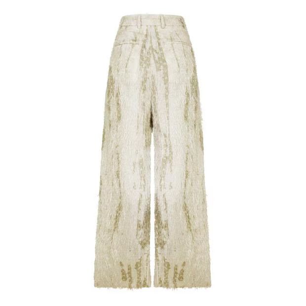 Amiri o1g2r1mq0824 Trousers in Cream Size 27" / US 4 / IT 40 - 2 Thumbnail
