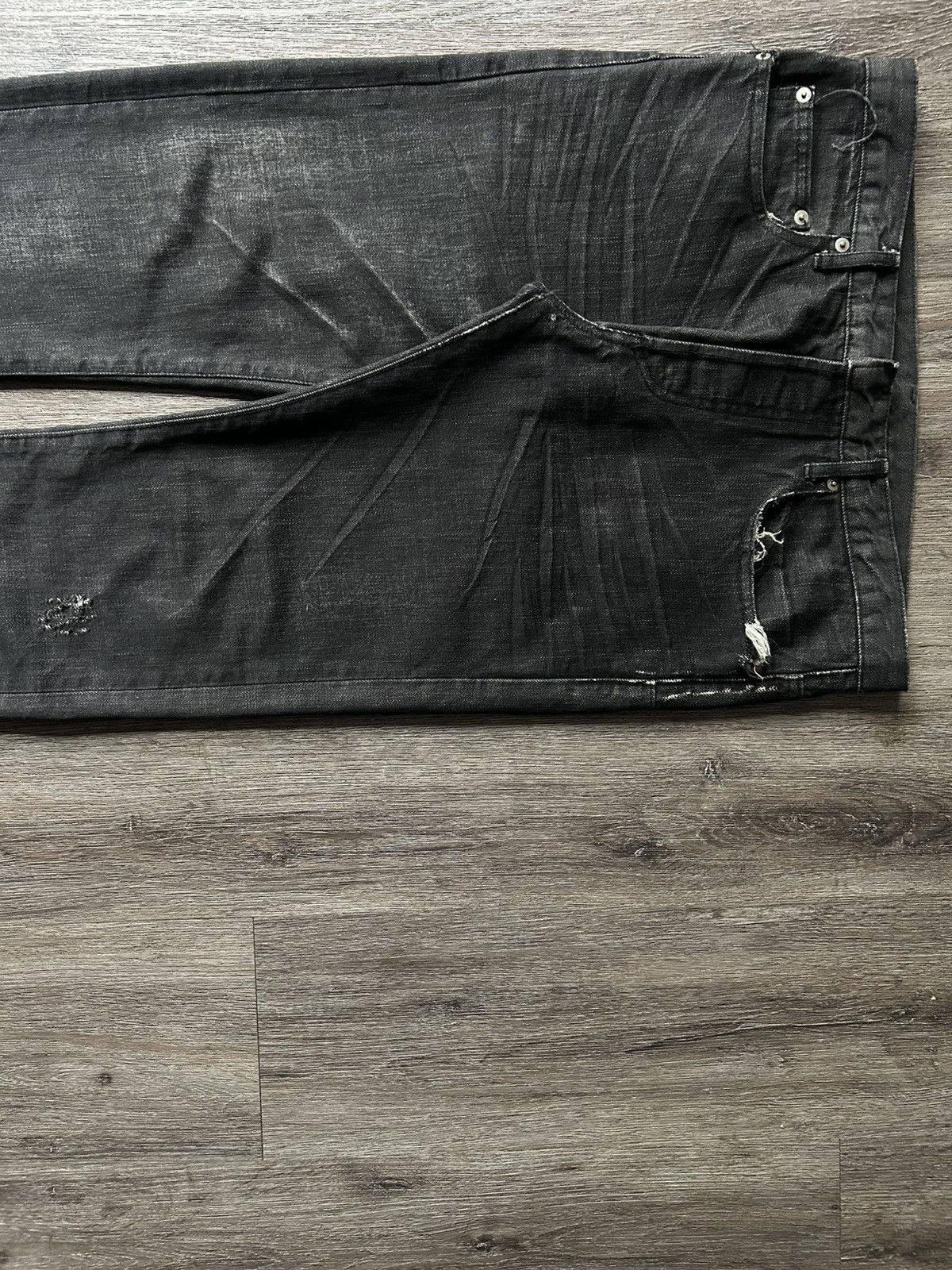 Dior 2003 “Follow Me” Whiskered Denim Size US 30 / EU 46 - 2 Thumbnail