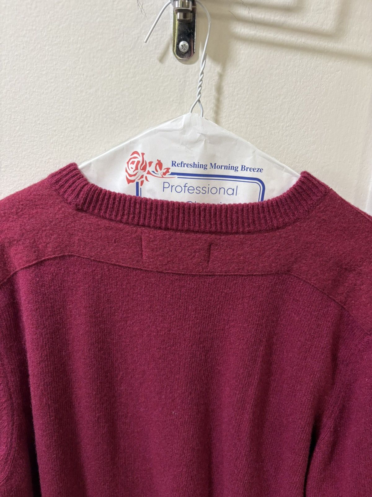 Stone Island Maroon AW18 Wool Pocket Crewneck Jumper Size US XL / EU 56 / 4 - 4 Thumbnail
