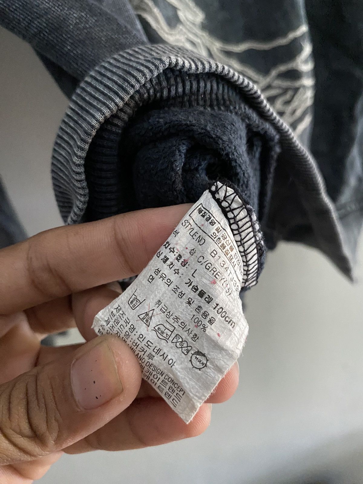 If Six Was Nine × Japanese Brand × Le Grande Bleu (L.G.B.) Buckaroo patch skull wash black hoodie Size US L / EU 52-54 / 3 - 8 Thumbnail