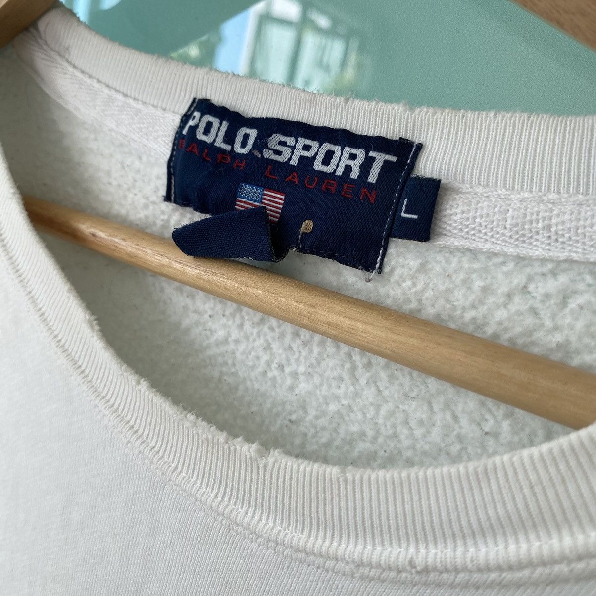 Polo Ralph Lauren Thrashed Vintage 90s Polo Sport Ralph Lauren ERD GRUNGE Size US L / EU 52-54 / 3 - 6 Thumbnail