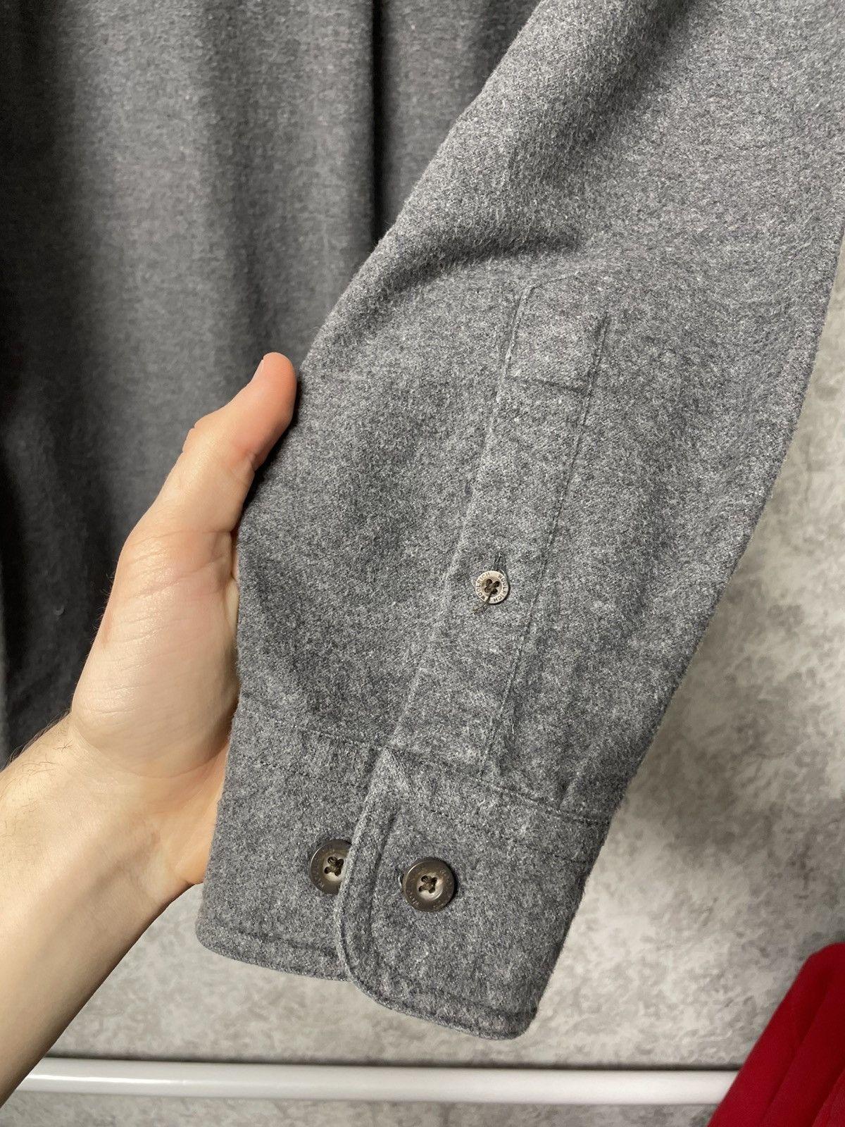 Woolrich Woolen Mills Woolrich Heavyweight Grey Shirt Button-Down Outdoor Heritage Size US L / EU 52-54 / 3 - 21 Thumbnail