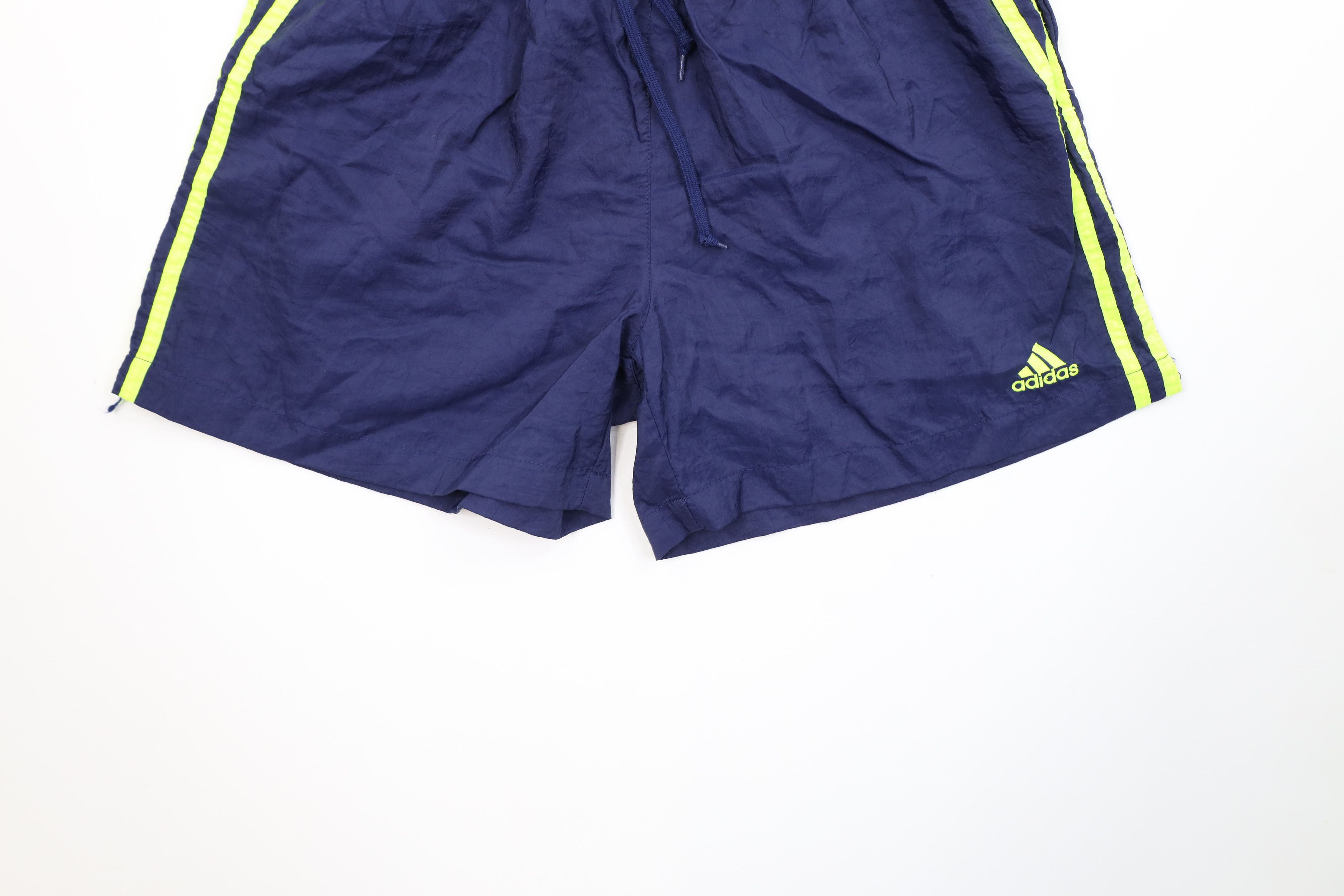 Adidas Vintage 90s Adidas Running Jogging Soccer Shorts Nylon Blue Size US 32 / EU 48 - 4 Thumbnail
