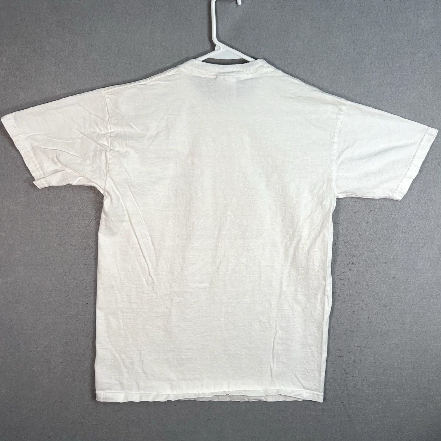 Jerzees VINTAGE 1990s New Orleans French Quarter Graphic T Shirt Mens Small Cotton White Size US S / EU 44-46 / 1 - 6 Thumbnail