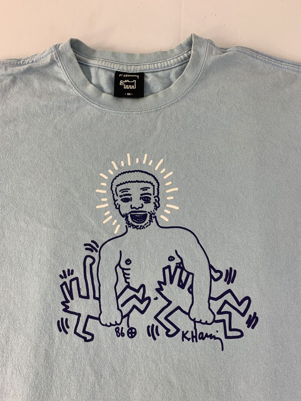 Keith Haring Keith Haring Vintage Pop Art Tee Size US M / EU 48-50 / 2 - 2 Thumbnail