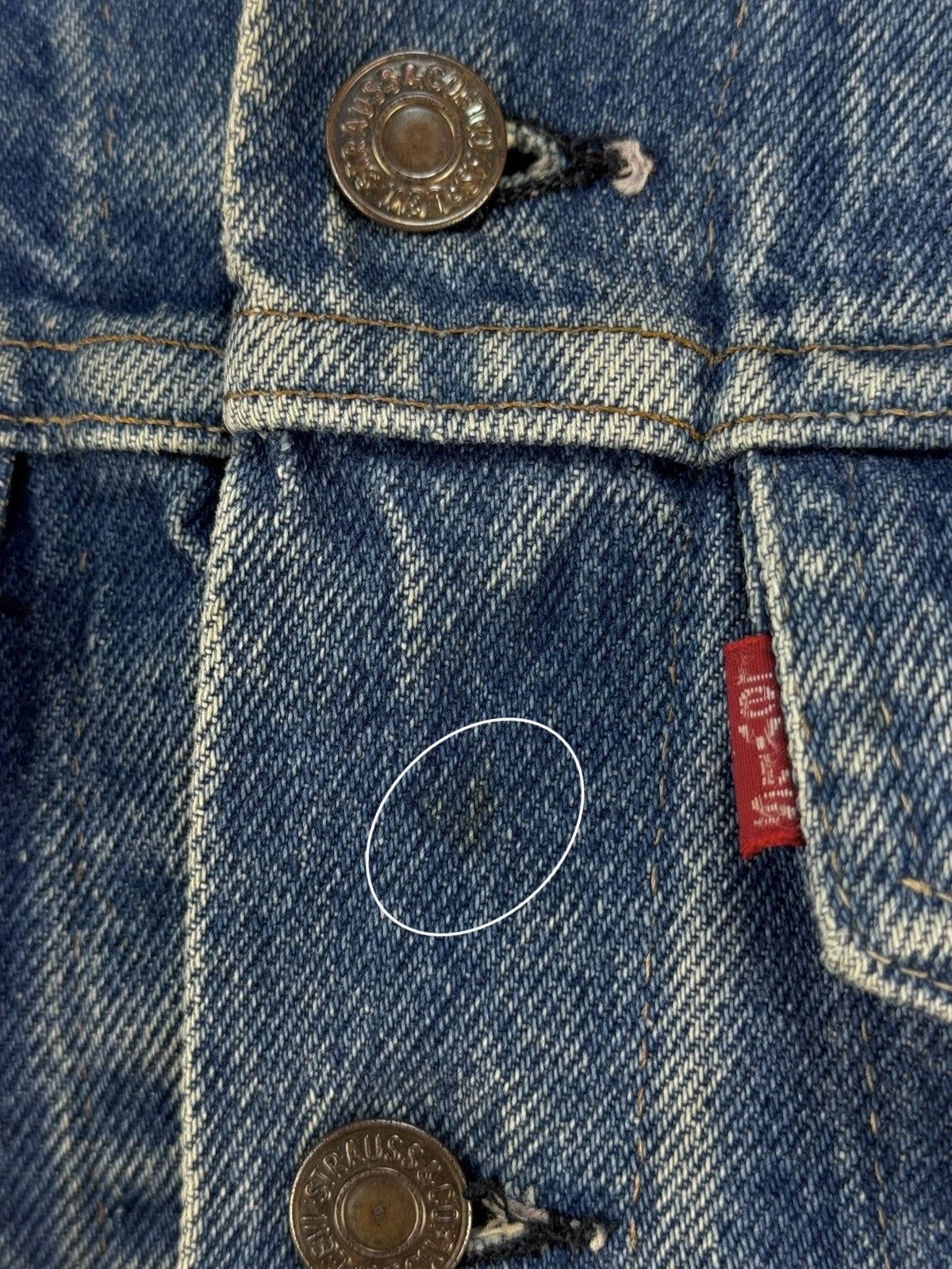 Levi's × Vintage LEVIS Vintage Made in USA Short Jeans Denim Jacket Size S / US 4 / IT 40 - 20 Thumbnail