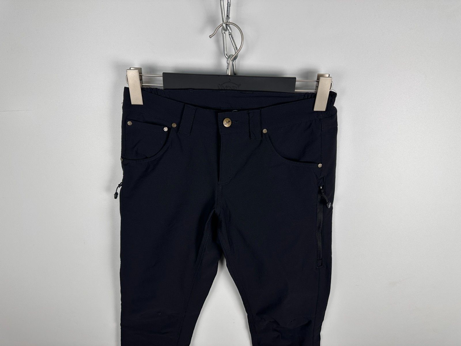 Other Revolution Race Pants Black Trousers Women Outdoor Size S Size 28" / US 6 / IT 42 - 2 Thumbnail