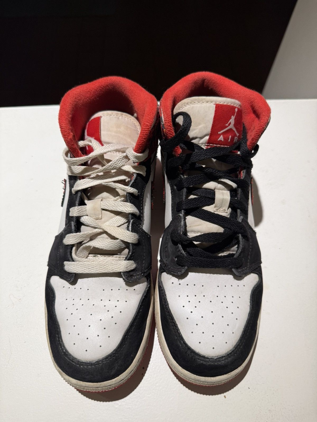 Jordan Brand Jordan 1 Mid Plaid Size US 7 / EU 40 - 4 Thumbnail