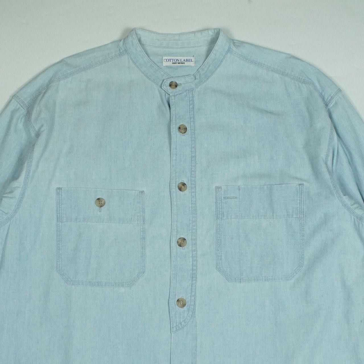 Issey Miyake *NoTariff Issey Miyake Cotton Label Shirt Size US L / EU 52-54 / 3 - 2 Thumbnail