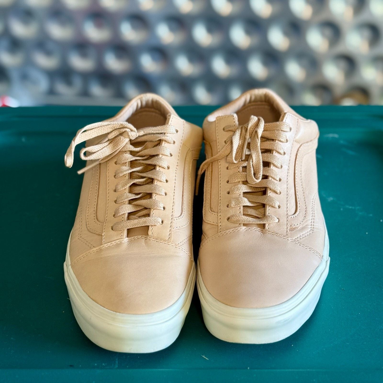 Vans Vans Old Skool Tan Leather Natural Skate Men's Size 9.5 Size US 9.5 / EU 42-43 - 2 Thumbnail