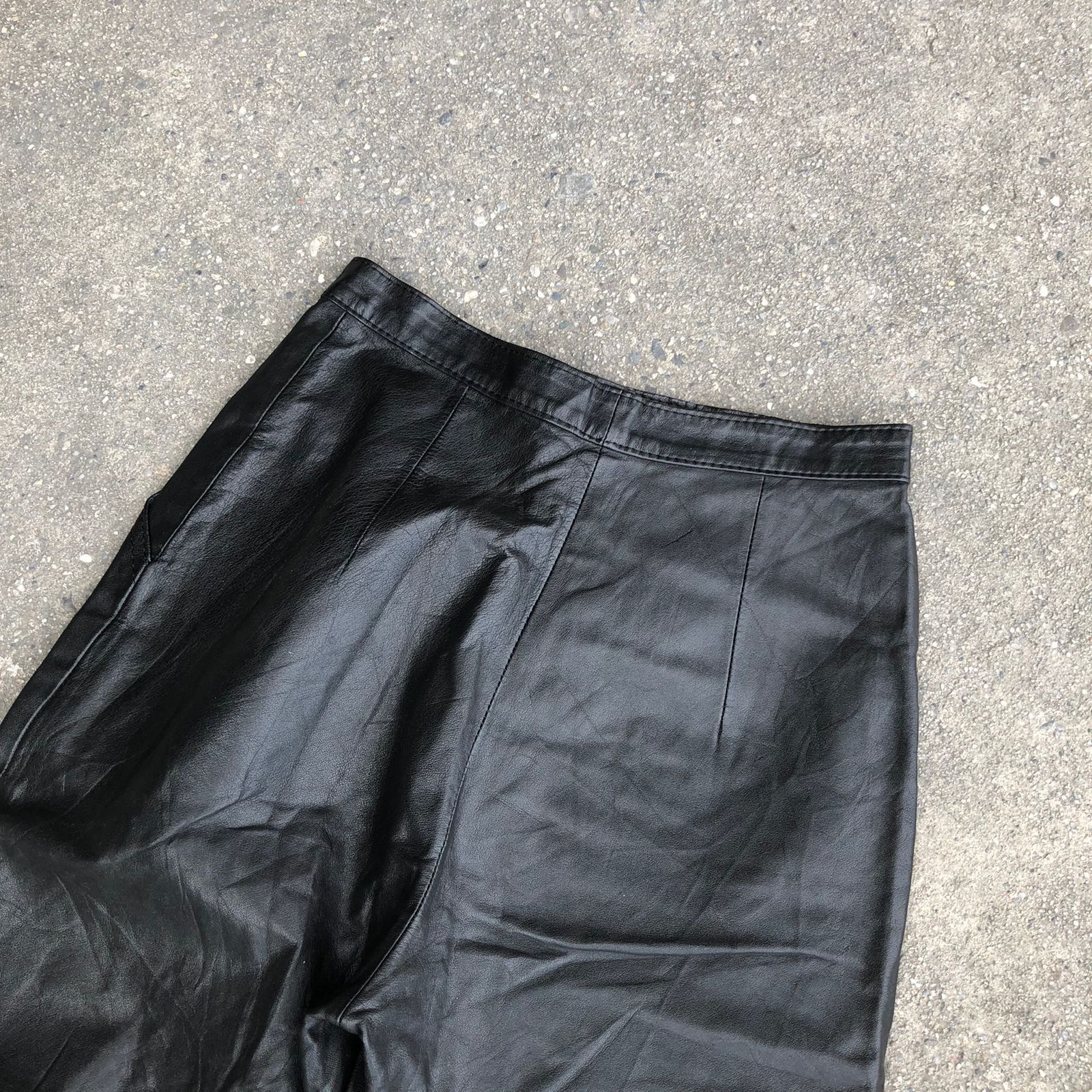 Hysteric Glamour × If Six Was Nine × Le Grande Bleu (L.G.B.) Rider Flared Leather Pants Size US 27 - 9 Thumbnail