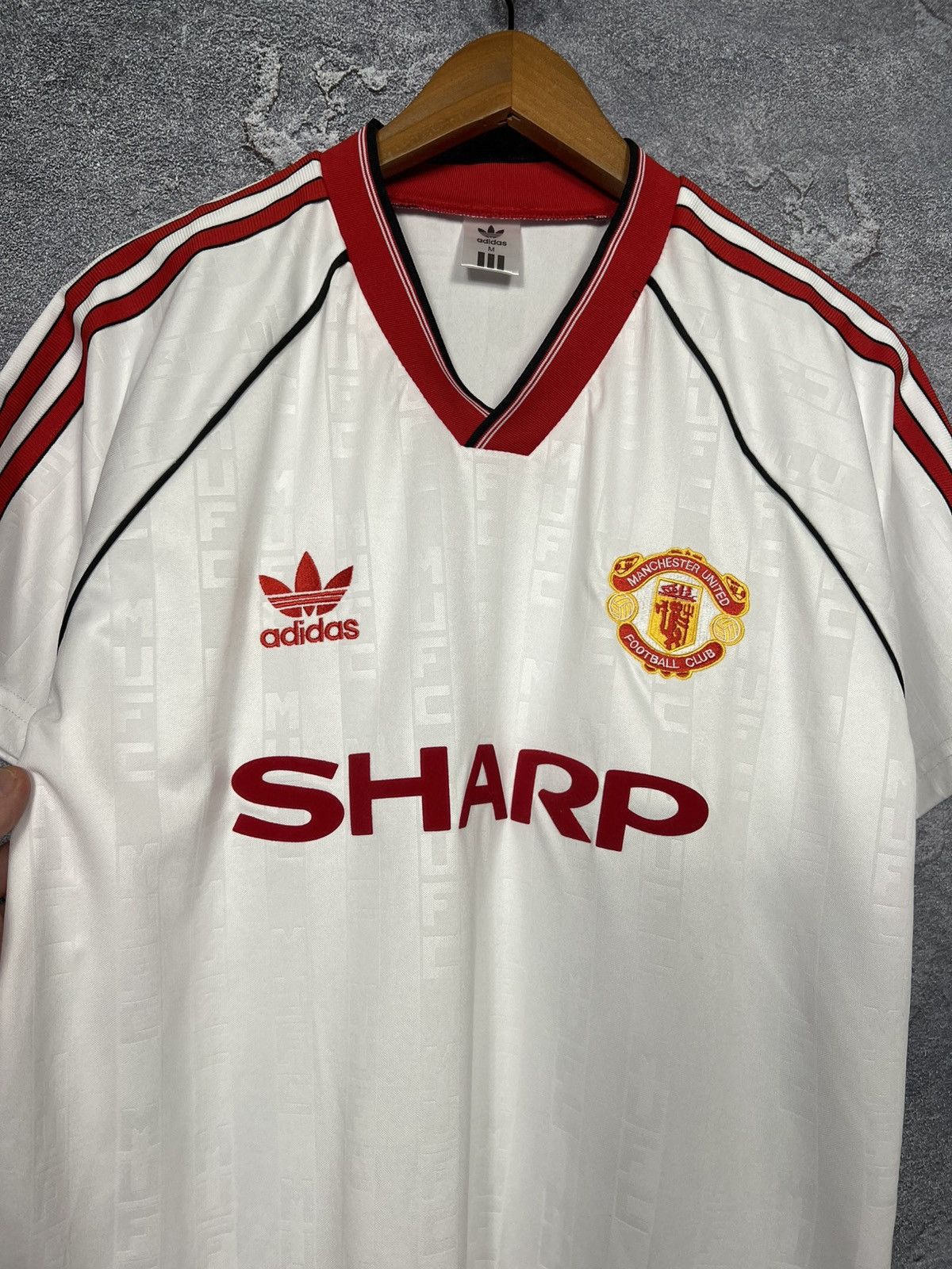 Vintage Vintage 1988-1989 Adidas Manchester United Jersey T-shirt Size US M / EU 48-50 / 2 - 3 Thumbnail