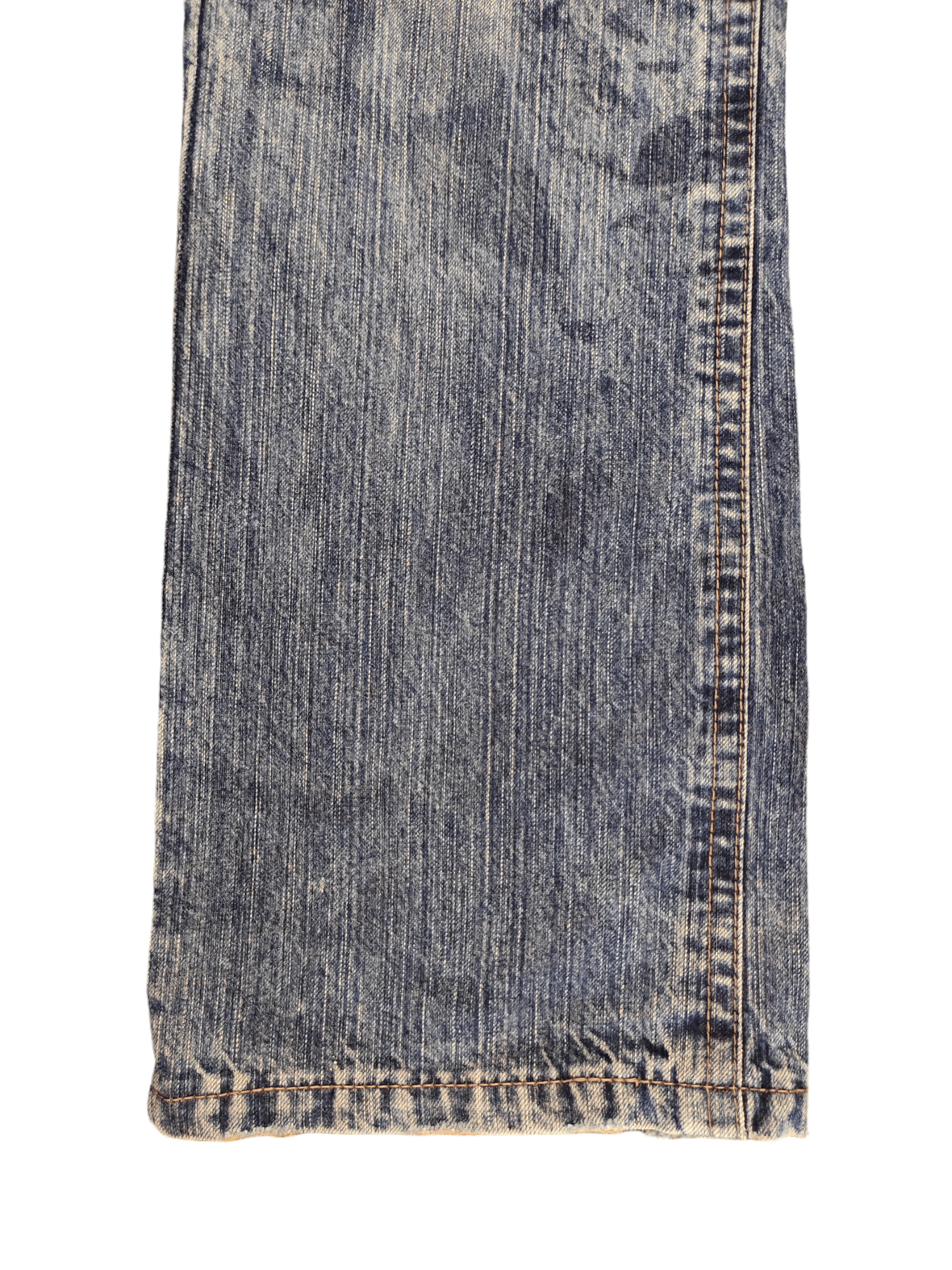 Japanese Brand Vintage Y2k Rush Hour Baggy Denim Wide Leg Undercover Style Size US 35 - 8 Thumbnail