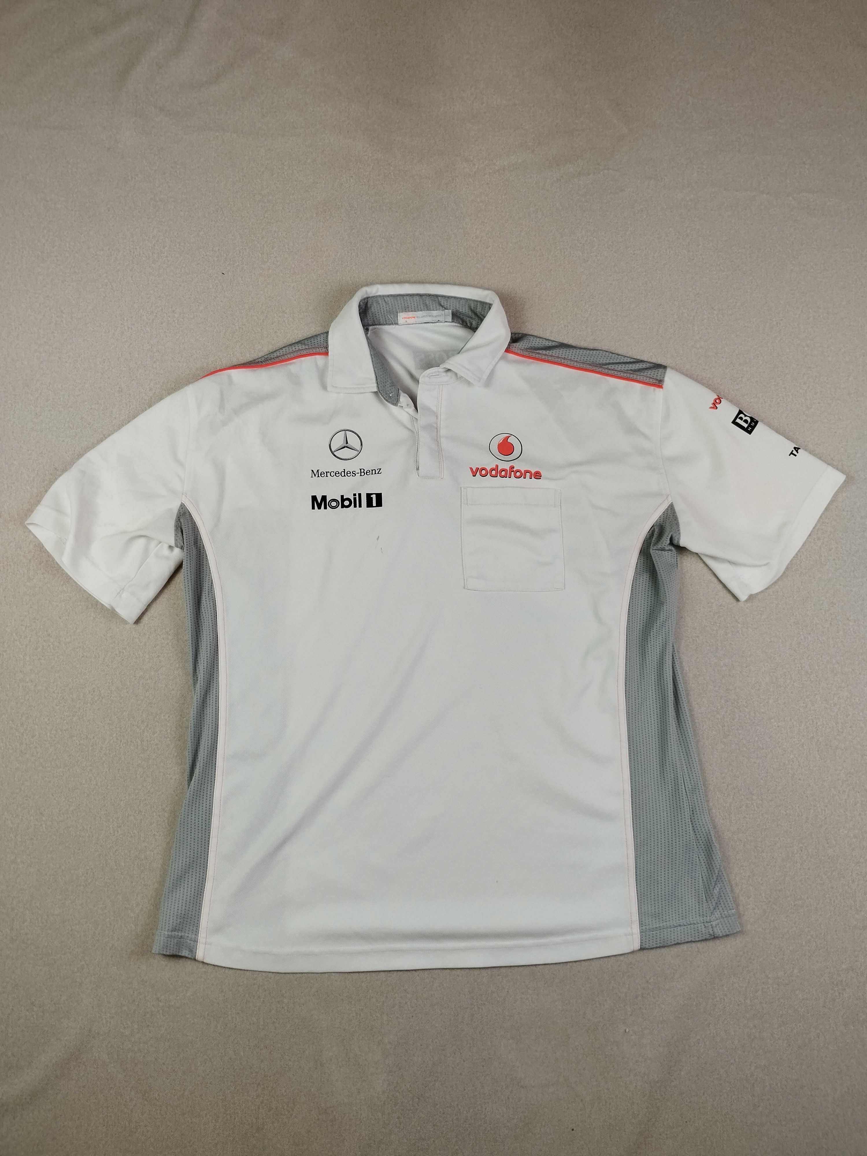 Hugo Boss × Mercedes-Benz Vodafone McLaren Mercedes BOSS F1 Polo Shirt Racing Size US XXL / EU 58 / 5 - 1 Thumbnail