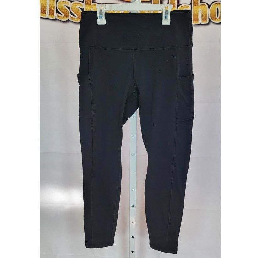 Other Luga Black Workout Stretch Yoga Leggings Size L Size 28" / US 6 / IT 42 - 1 Thumbnail