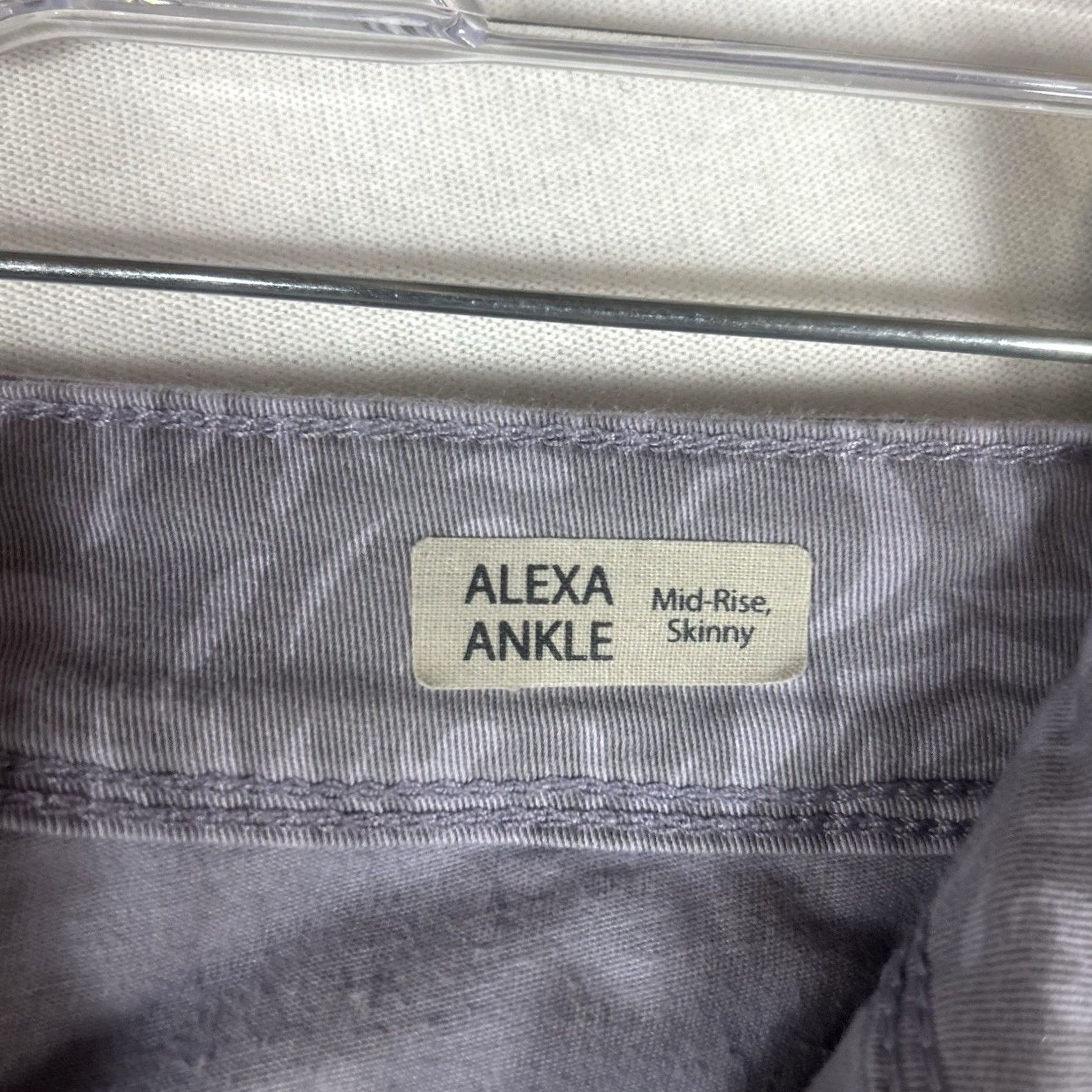 Mavi MAVI Alexa Croppes Ankle Jeans Womens 31 Gray Floral Skinny Denim Shirt Information? Size 24" / US 00 / IT 34 - 7 Thumbnail