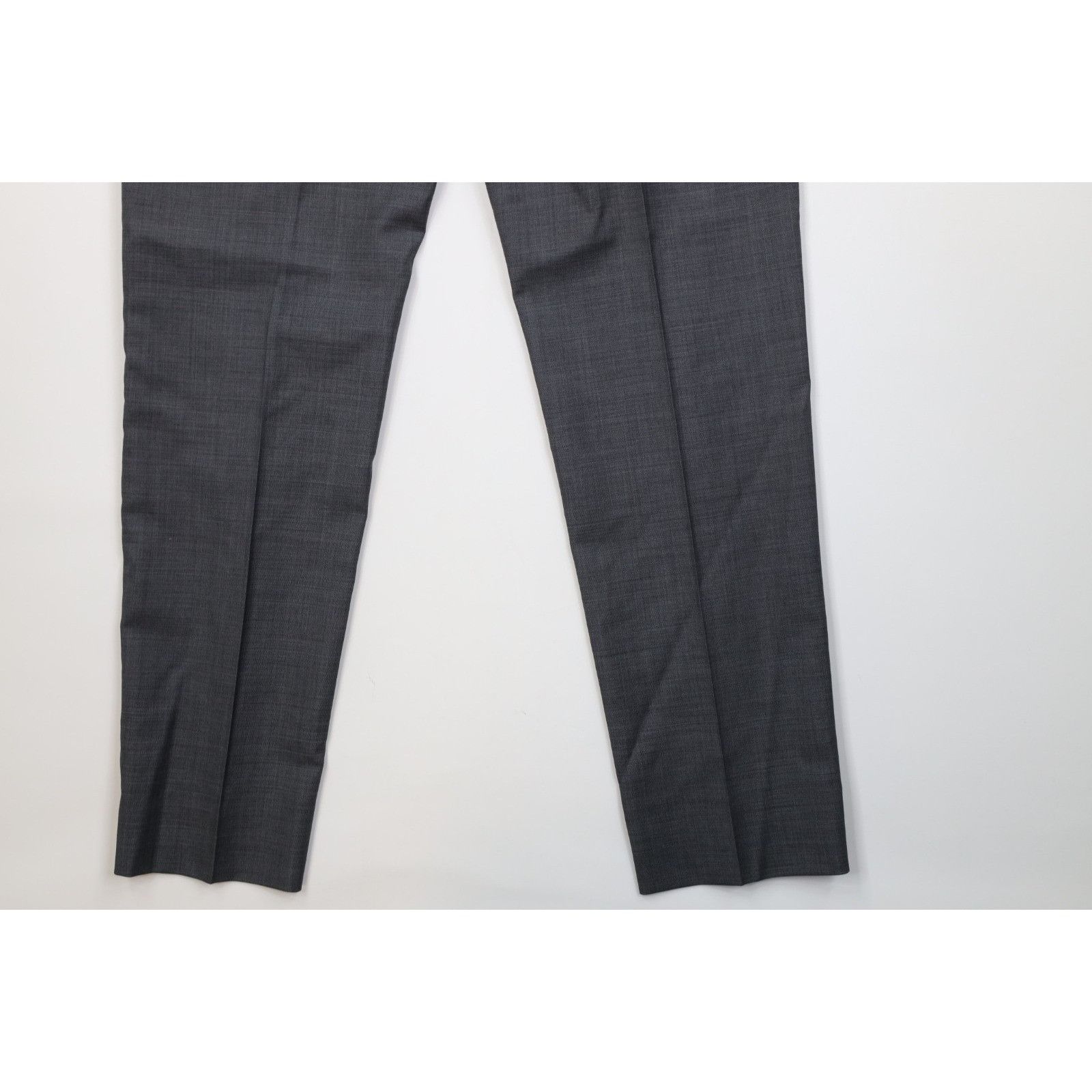 Calvin Klein Calvin Klein Extreme Slim Fit Wool 2 Piece Suit Wedding Size 40R - 19 Thumbnail