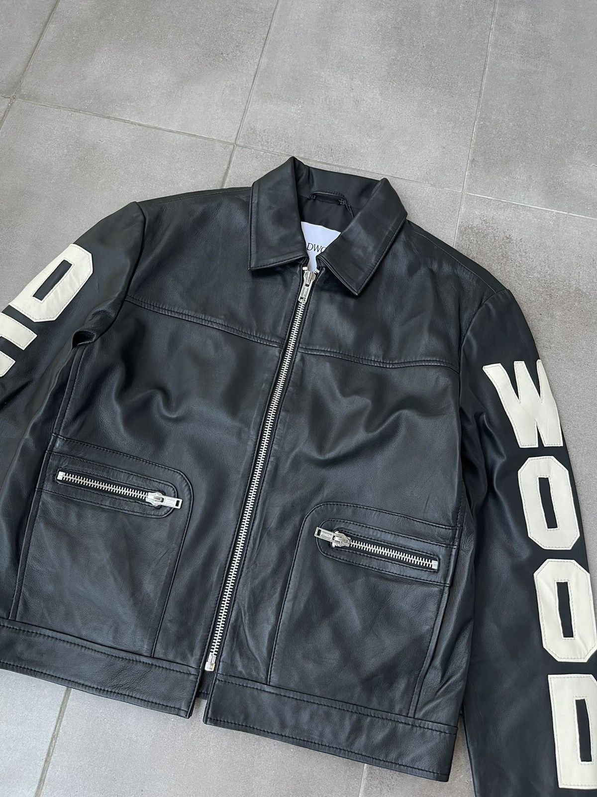 Deadwood !DS! AW23 Deadwood Gibbs Black Leather Jacket Size US M / EU 48-50 / 2 - 10 Thumbnail