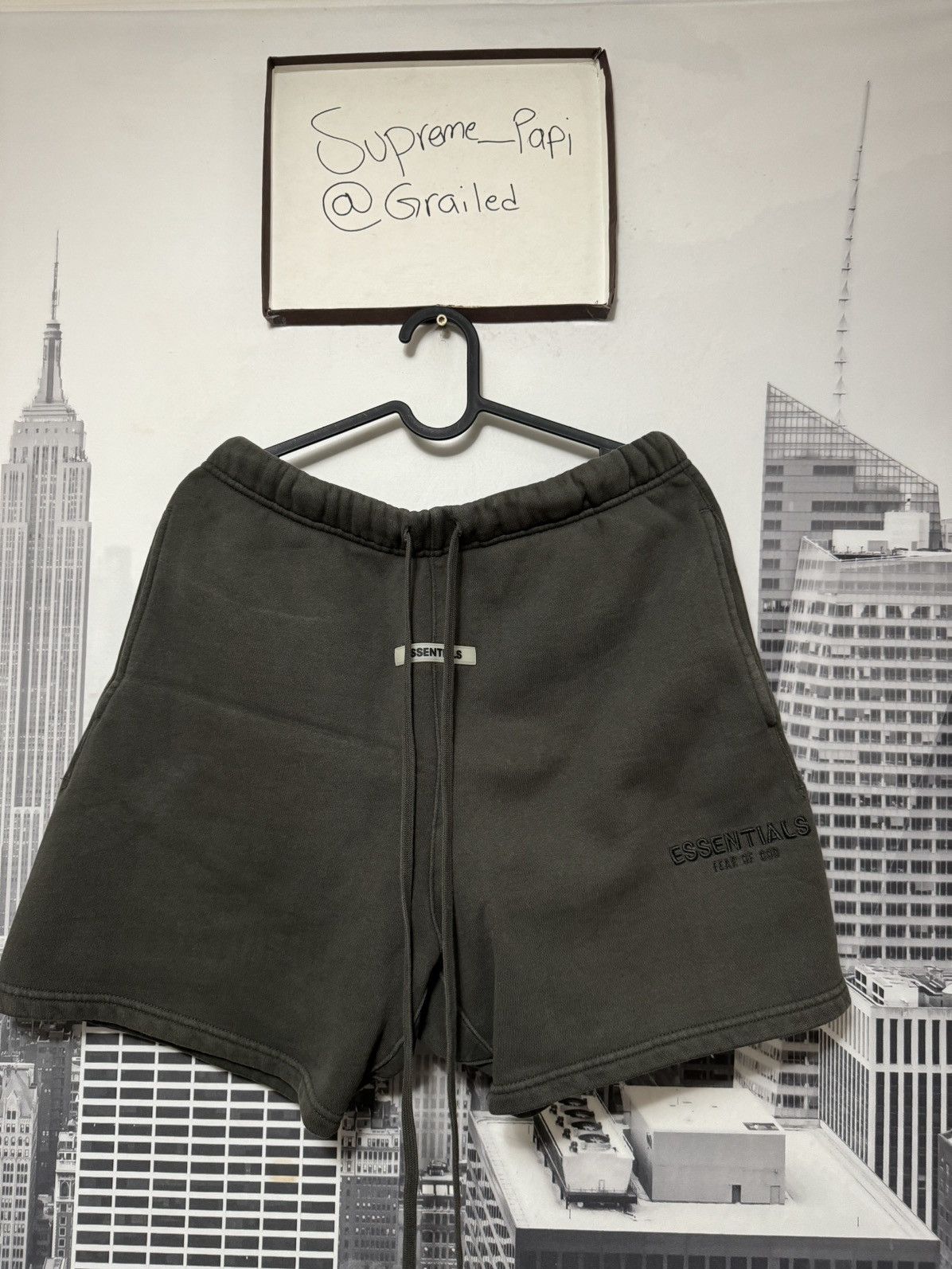 Fear of God 🔥OG Fear of God Essentials Sweat Shorts SZ XS Black Ink Size US 32 / EU 48 - 1 Thumbnail