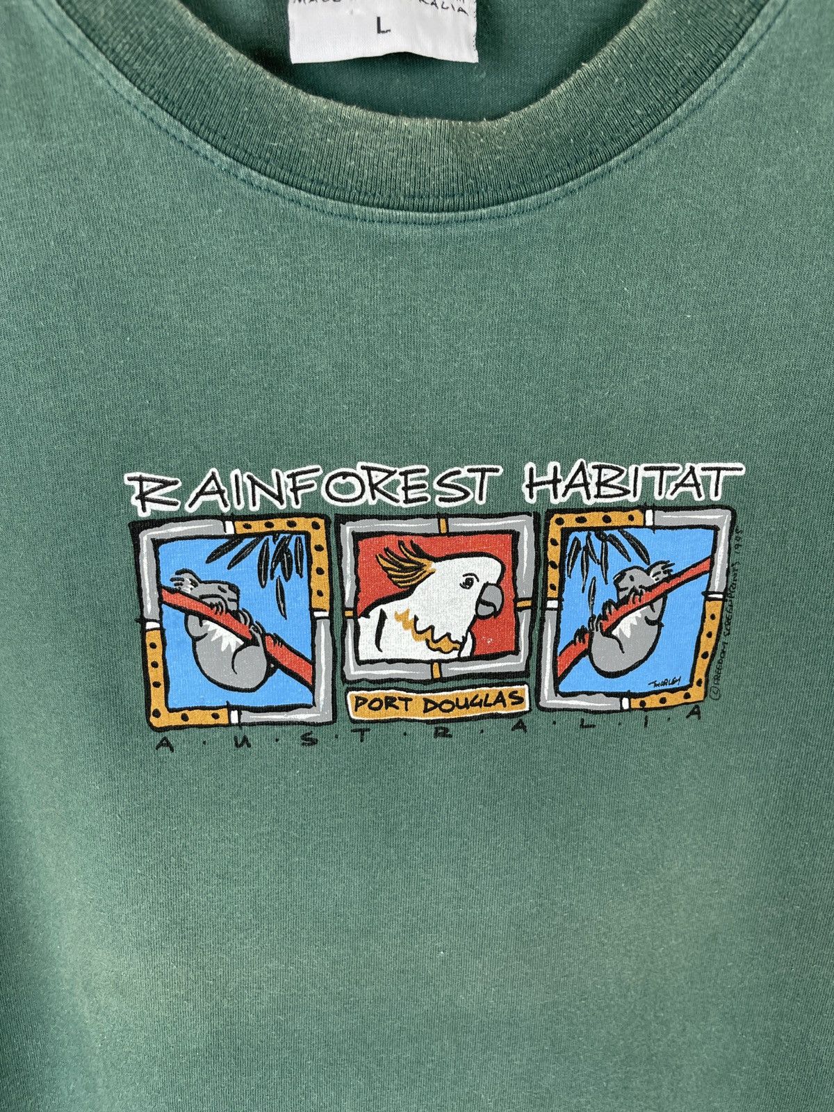 Vintage Bonkers made in Australia 1995 vintage freedom faded tee Size US L / EU 52-54 / 3 - 4 Thumbnail
