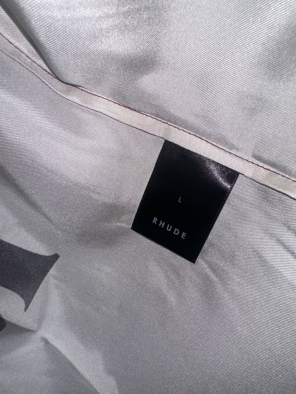 Rhude RHUDE 100% Silk Bull Market Racing Team Shirt Fall 2022 Coll Size US L / EU 52-54 / 3 - 4 Thumbnail