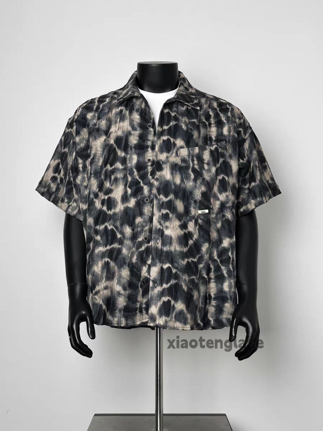 Vintage Unisex washed loose punk hiphop aloha Hawaiian shirt Size US L / EU 52-54 / 3 - 5 Thumbnail