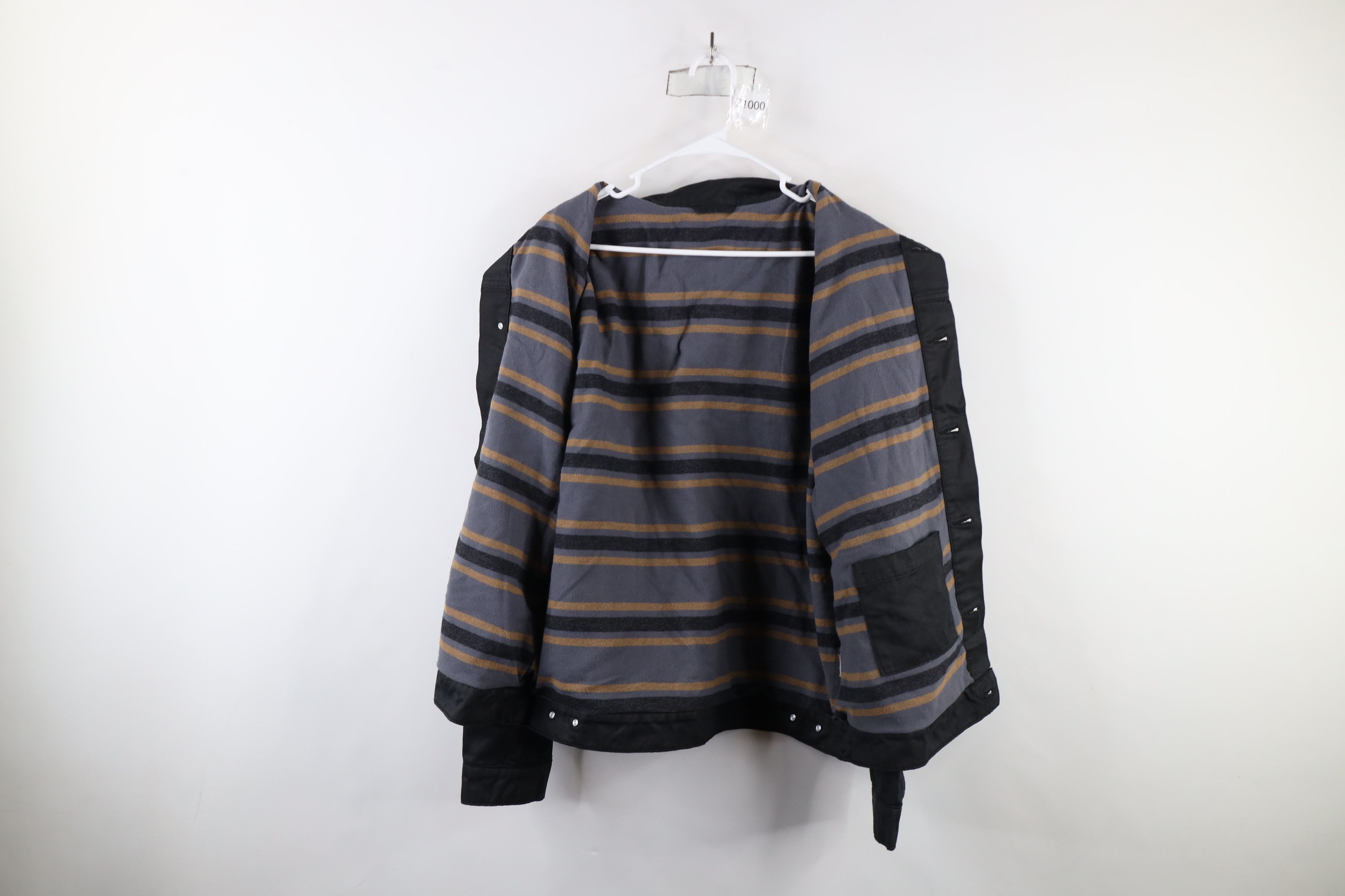 Vintage Vintage 90s Streetwear Lined Waxed Cotton Trucker Jacket Size US L / EU 52-54 / 3 - 9 Thumbnail