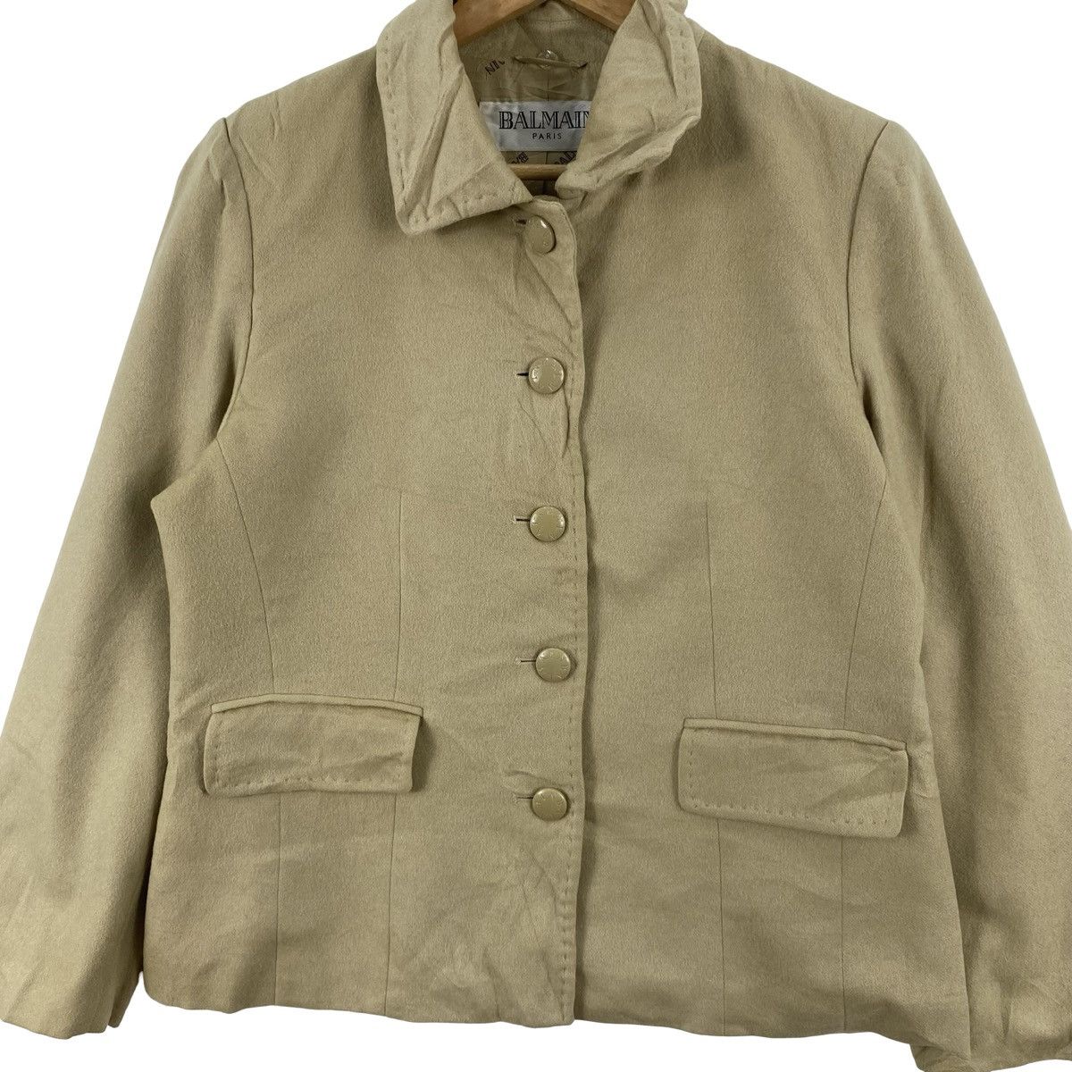 Balmain Vintage BALMAIN PARIS Jacket Coat Minimalist Designer Casual Size L / US 10 / IT 46 - 5 Thumbnail