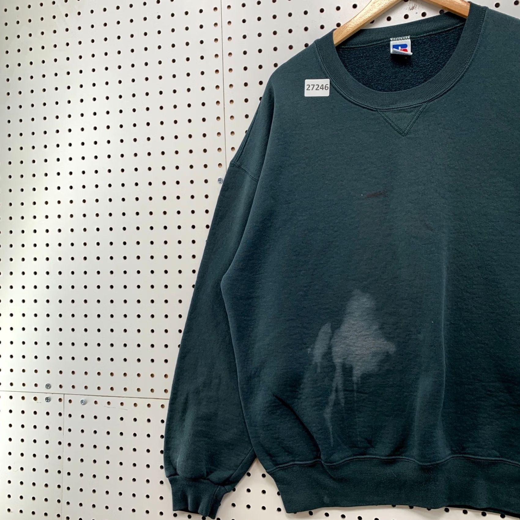 Russell Athletic VINTAGE Russell Athletic Sweatshirt Green Mens XLT USA Crewneck 90s Size US XL / EU 56 / 4 - 3 Thumbnail