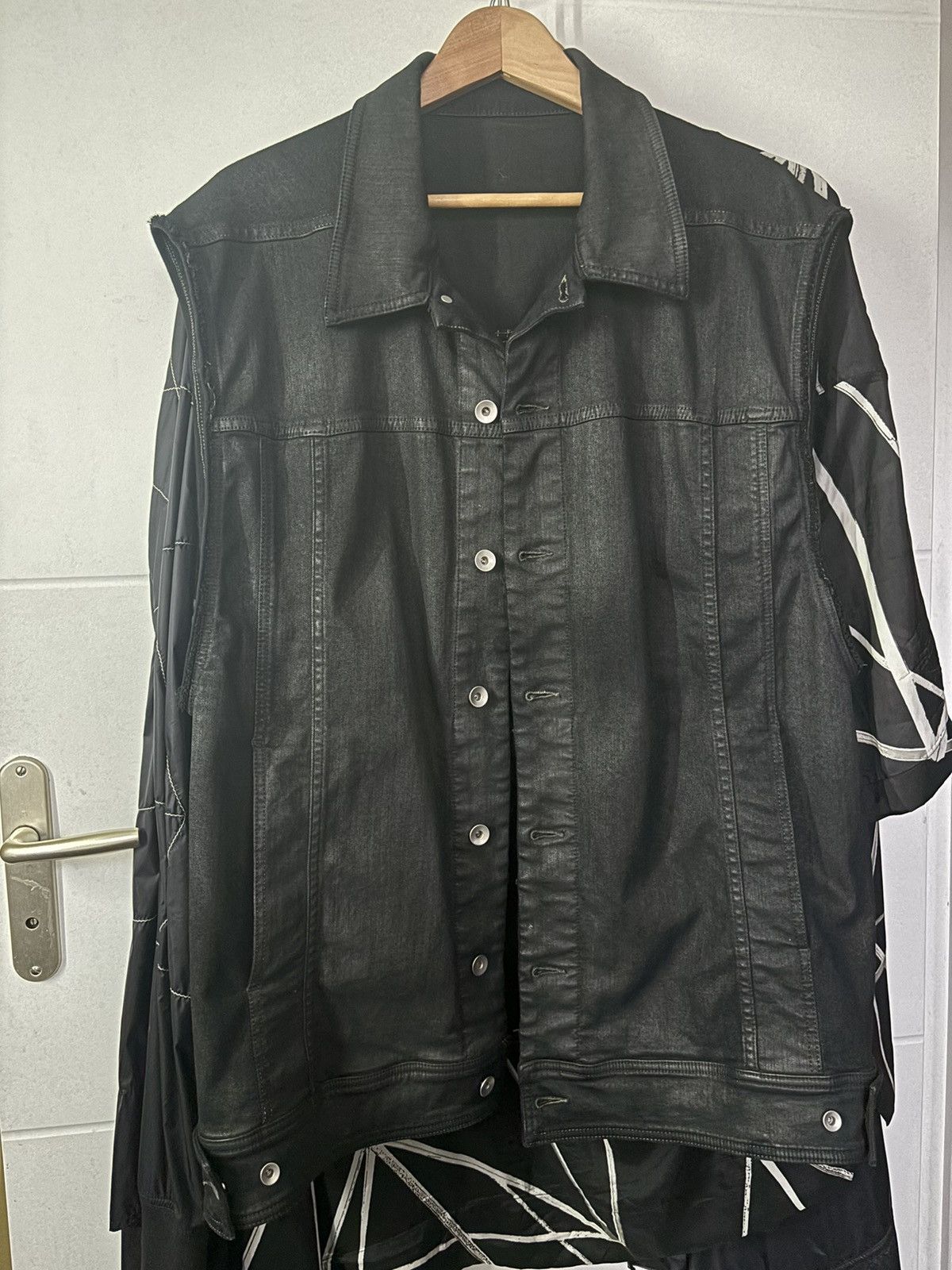 トップス Rick Owens OLMAR and MIRTA black vest Rick Owens OLMAR and MIRTA black vest