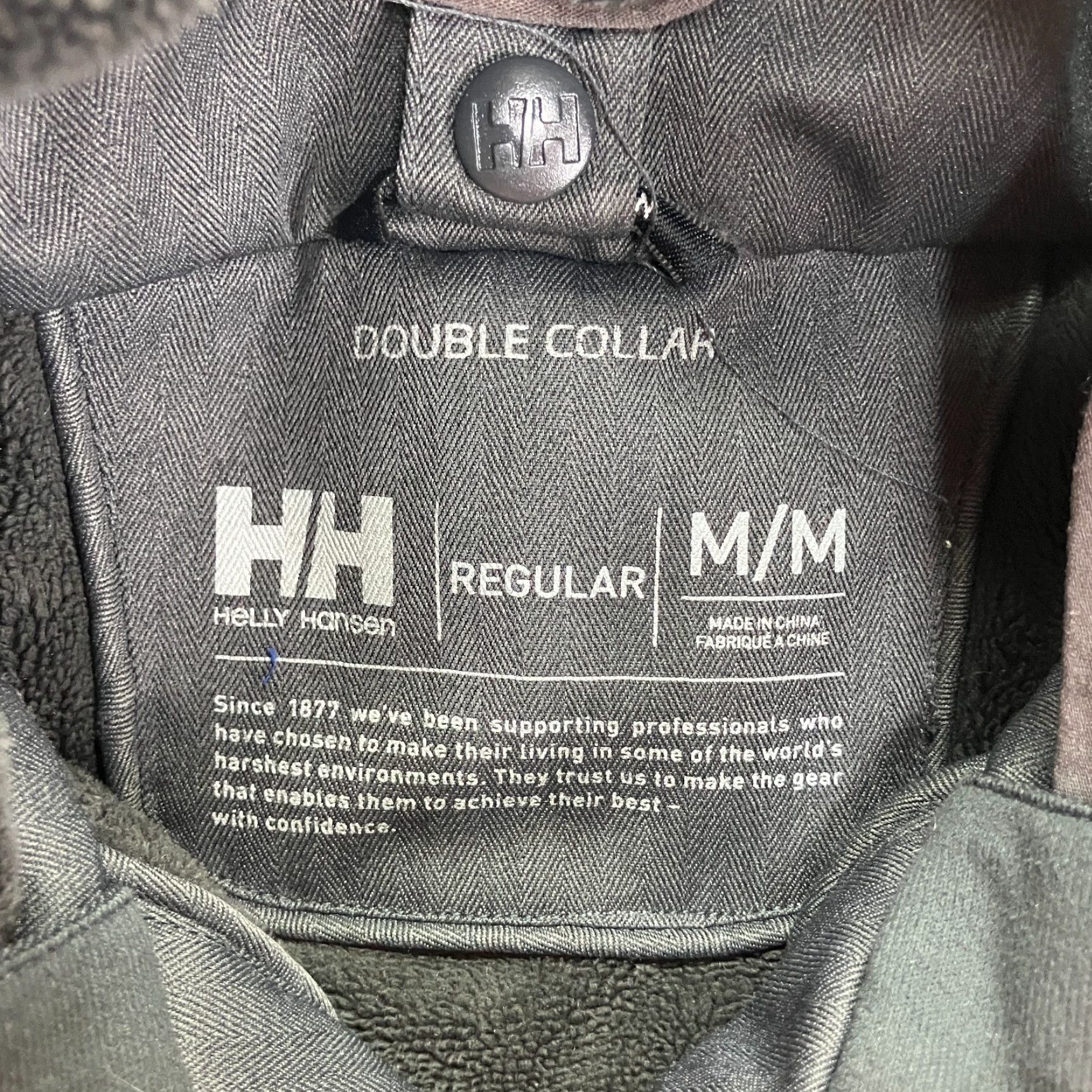 Helly Hansen Helly Hansen Jacket Mens M Black Chevron Mountain Dew Double Collar Full Zip Size US M / EU 48-50 / 2 - 5 Thumbnail