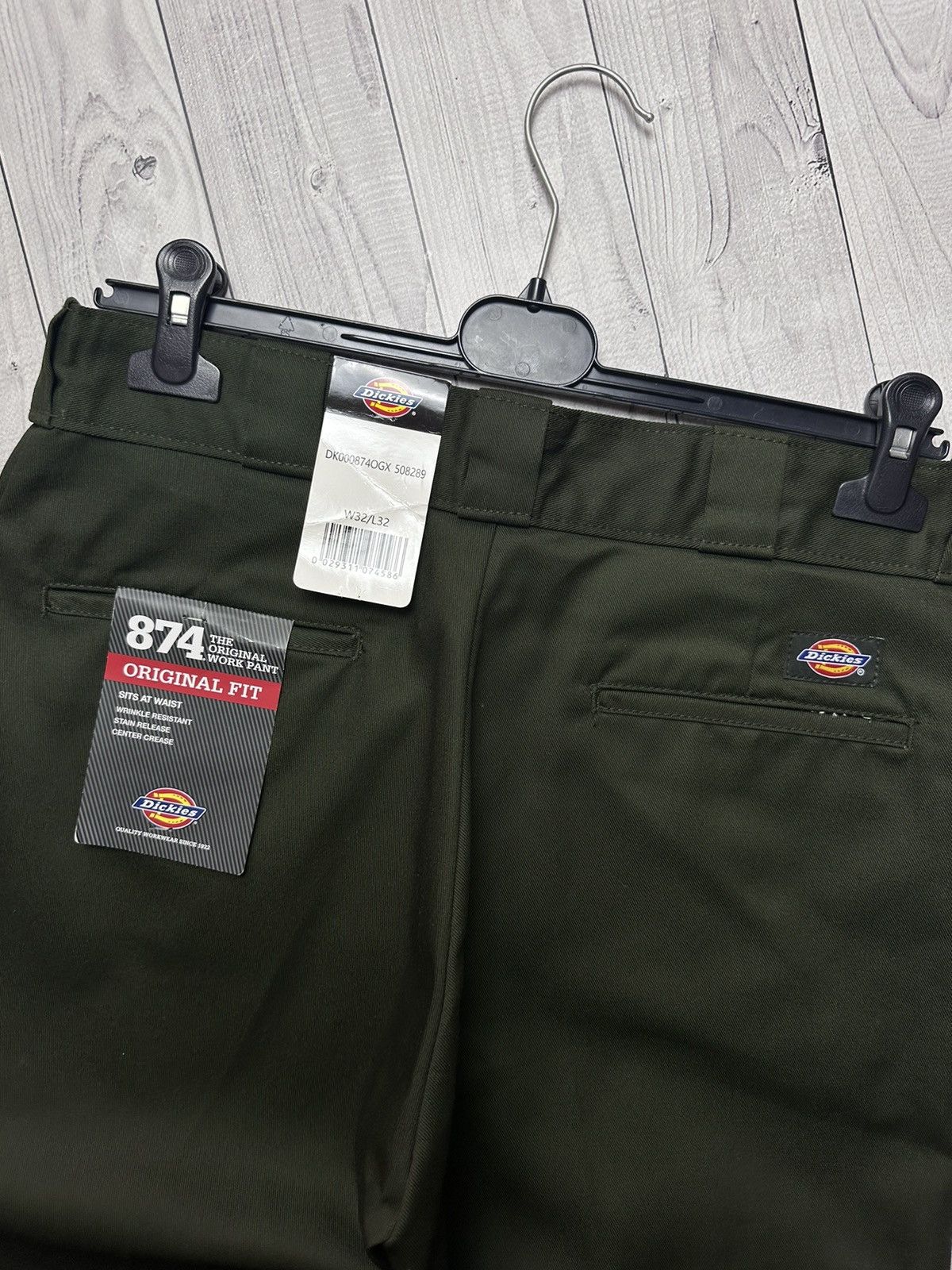 Dickies × Vintage Vintage Dickies 874 pants logo size 32 green Size US 32 / EU 48 - 5 Thumbnail