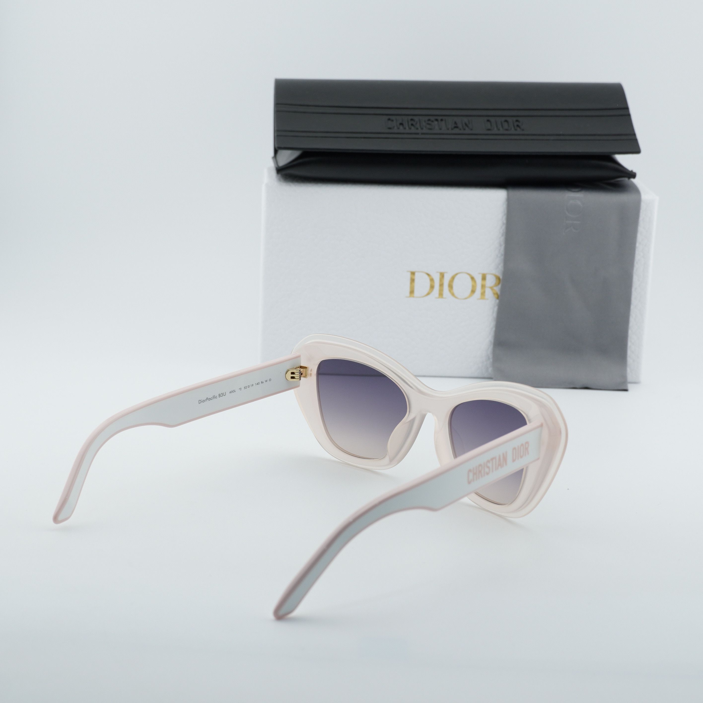 Dior Dior DIORPACIFIC B3U 40GL Sunglasses Pink Shield Frame Size ONE SIZE - 12 Thumbnail