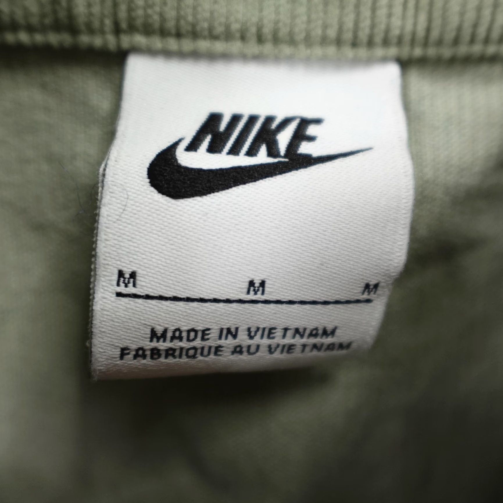 Nike NIKE Jacket Men Medium Green Corduroy Bomber Coat Full Zip Swoosh Logo Casual Outdoor Size US M / EU 48-50 / 2 - 7 Thumbnail