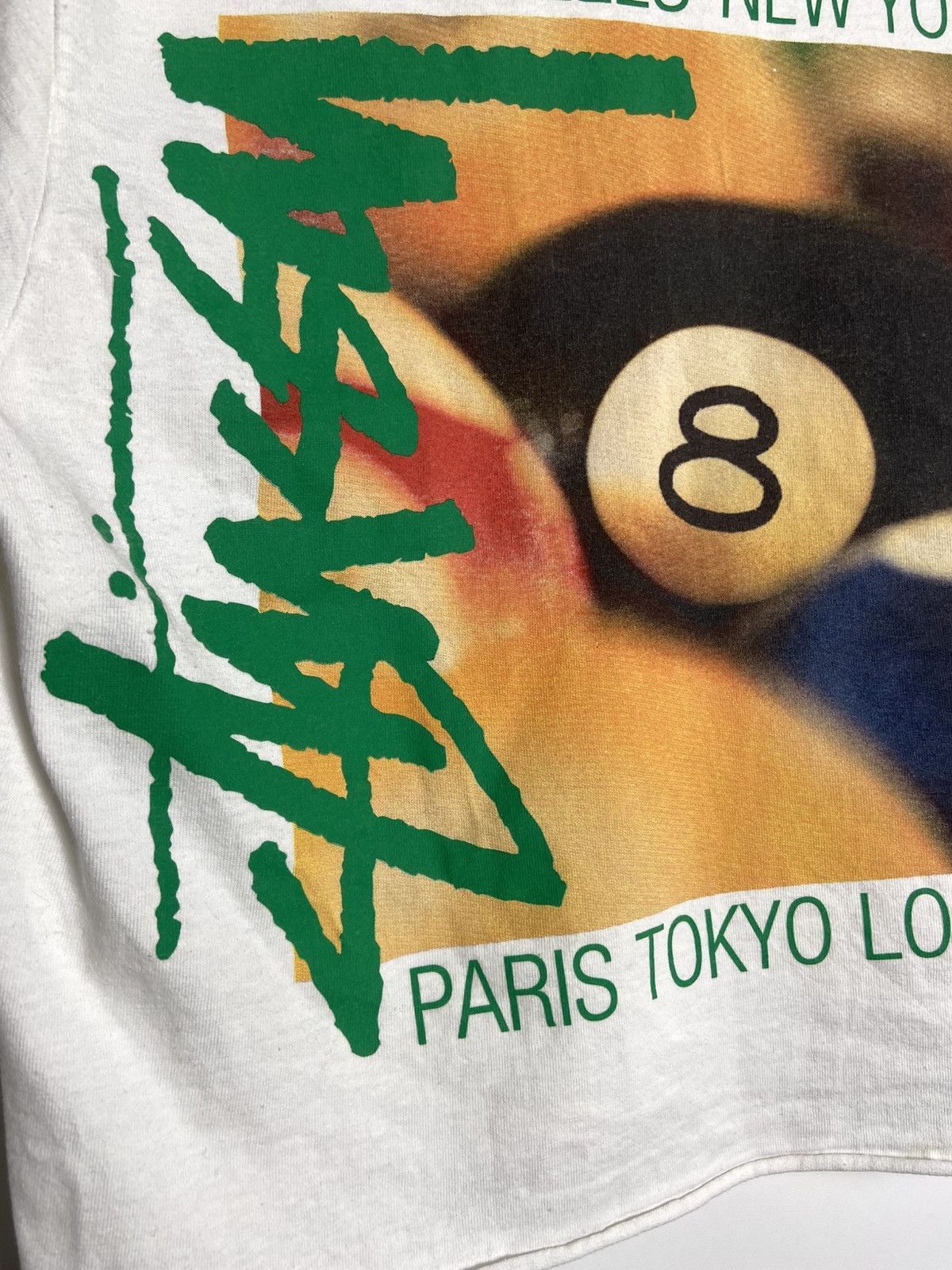 Vision Streetwear Stussy 8 Ball Billiards 1980 Cropped T-Shirt S Size Size US S / EU 44-46 / 1 - 21 Thumbnail