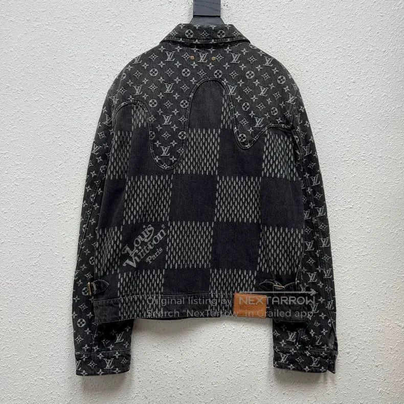 Louis Vuitton Louis Vuitton Presbyopic patchwork denim jacket Size US M / EU 48-50 / 2 - 2 Thumbnail