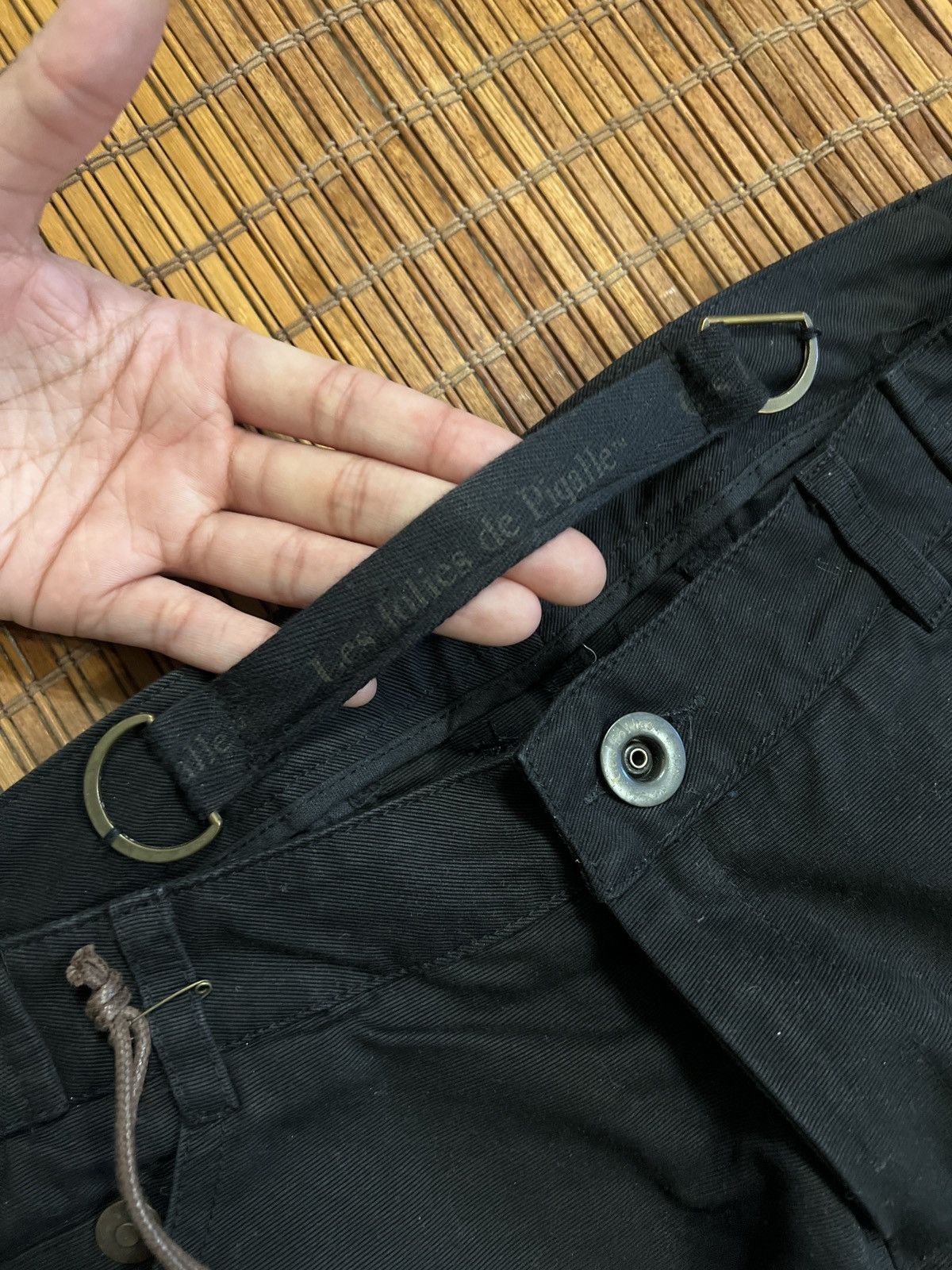 Other Les folies de pigalle black ultra low waist denim jeans Size 30" / US 8 / IT 44 - 10 Thumbnail