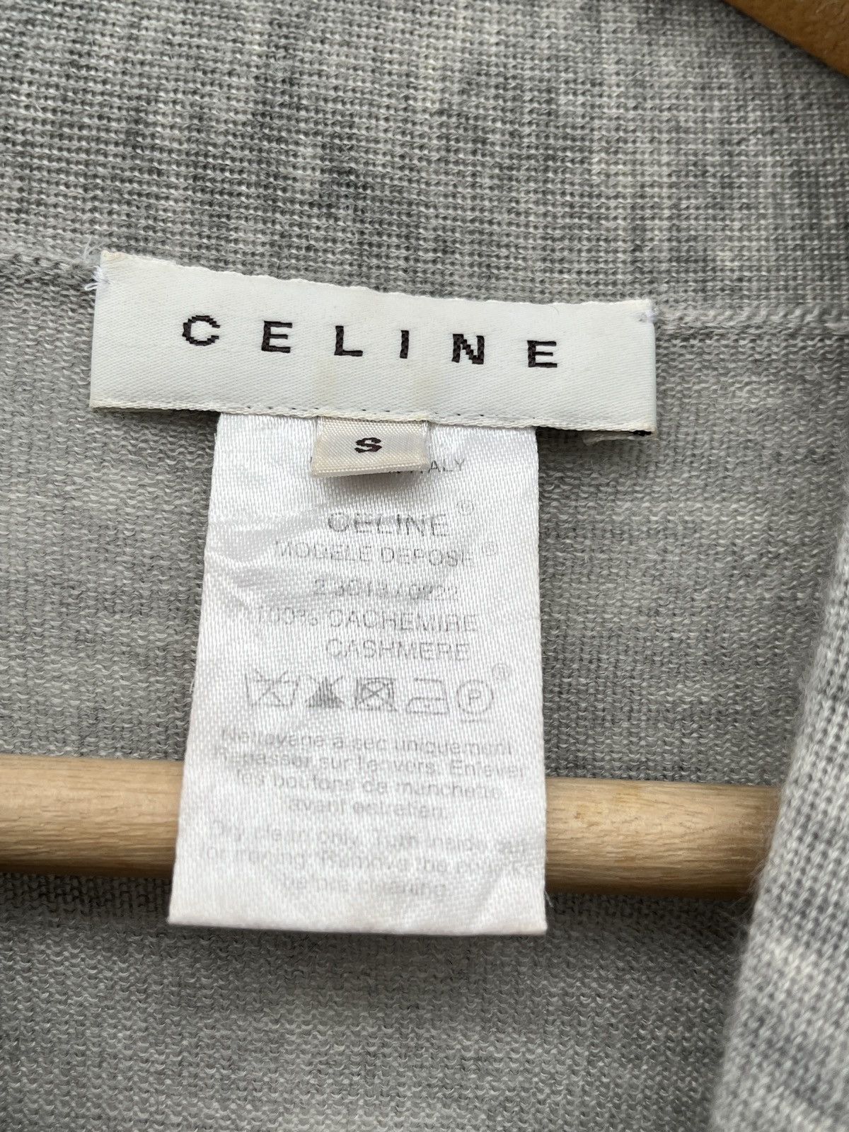 Celine Vintage Y2K Cashmere Dress Size S / US 4 / IT 40 - 6 Thumbnail