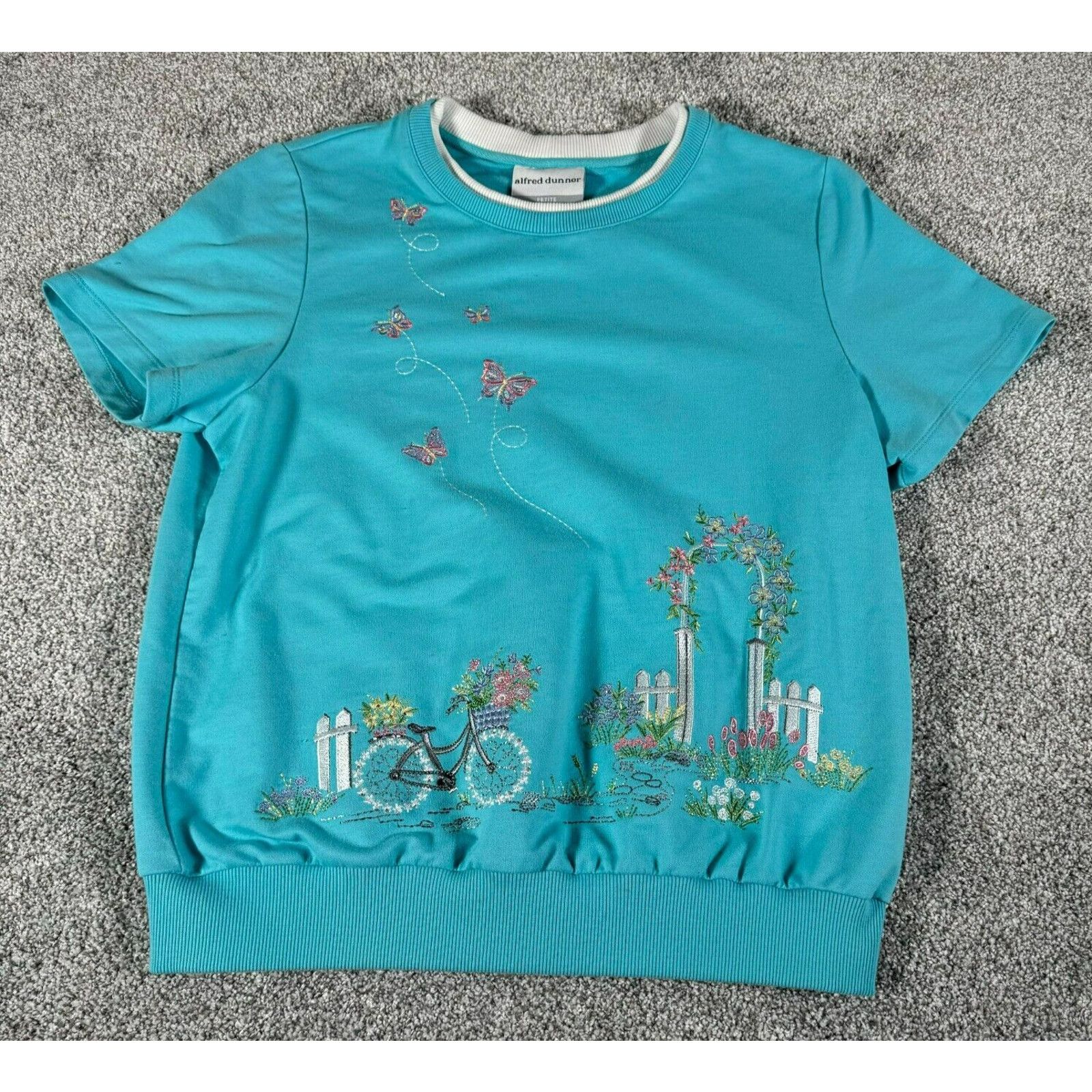Other Vintage 90s Y2K Petite Small Embroidery Beaded Cottagecore Size S / US 4 / IT 40 - 1 Thumbnail