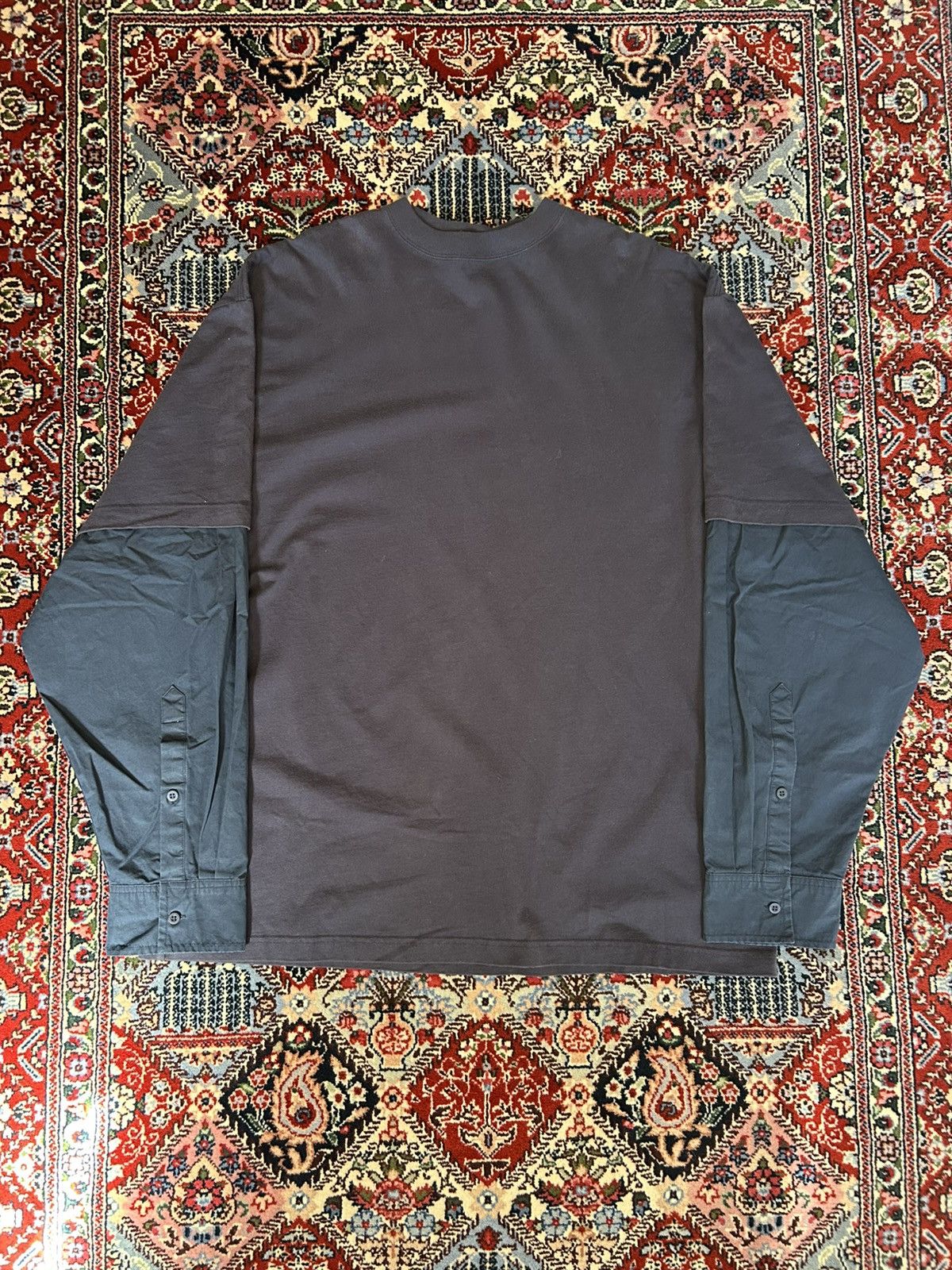 Balenciaga Balenciaga Oversized Layered Longsleeve Size US XXL / EU 58 / 5 - 1 Thumbnail